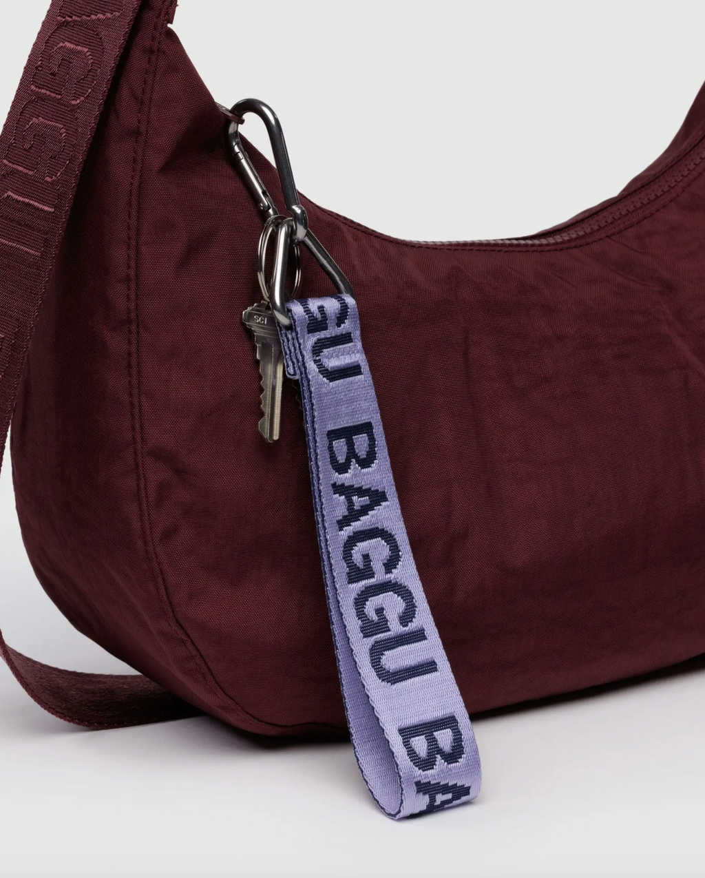 Baggu Logo Sleutelhanger Lila