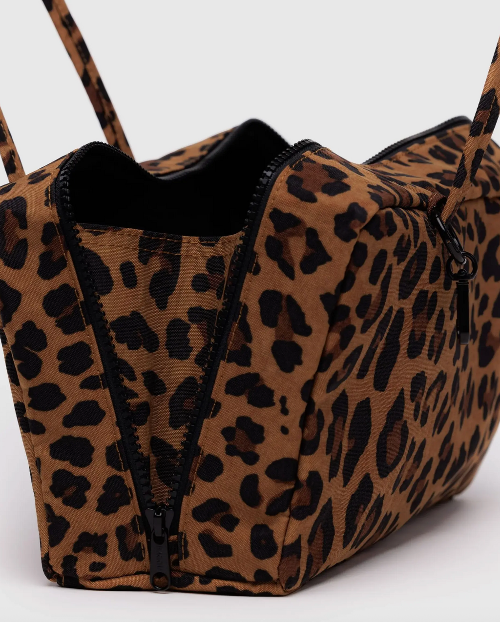 Nylon Bowler Bag Leopard