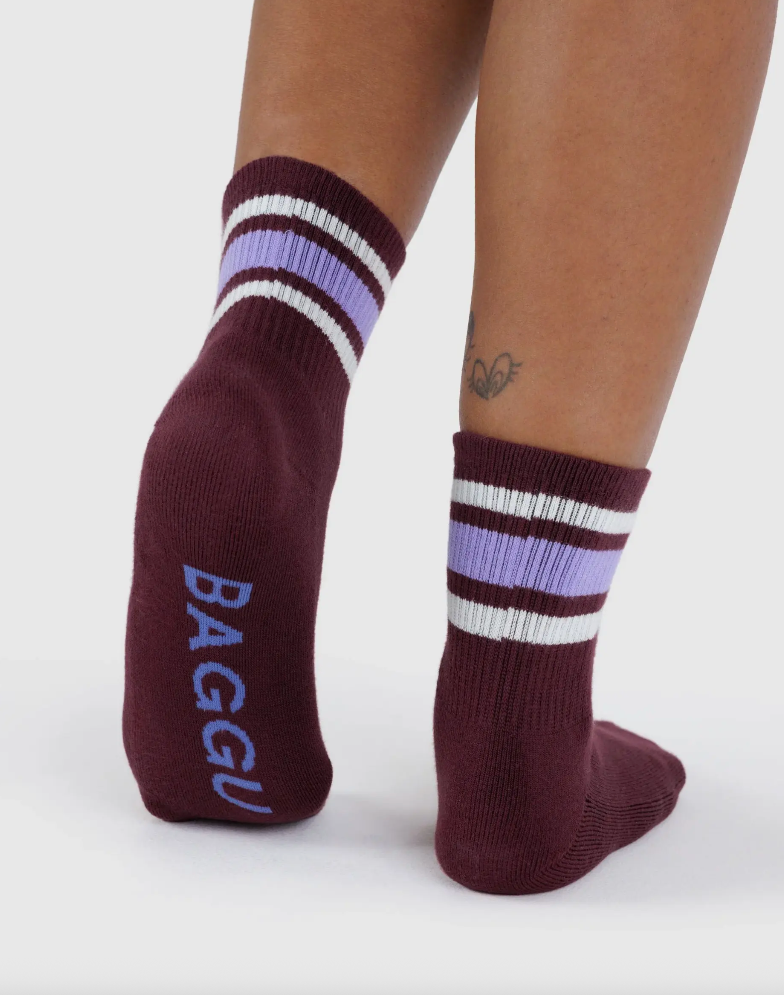 Ribbed Socks Mahogany