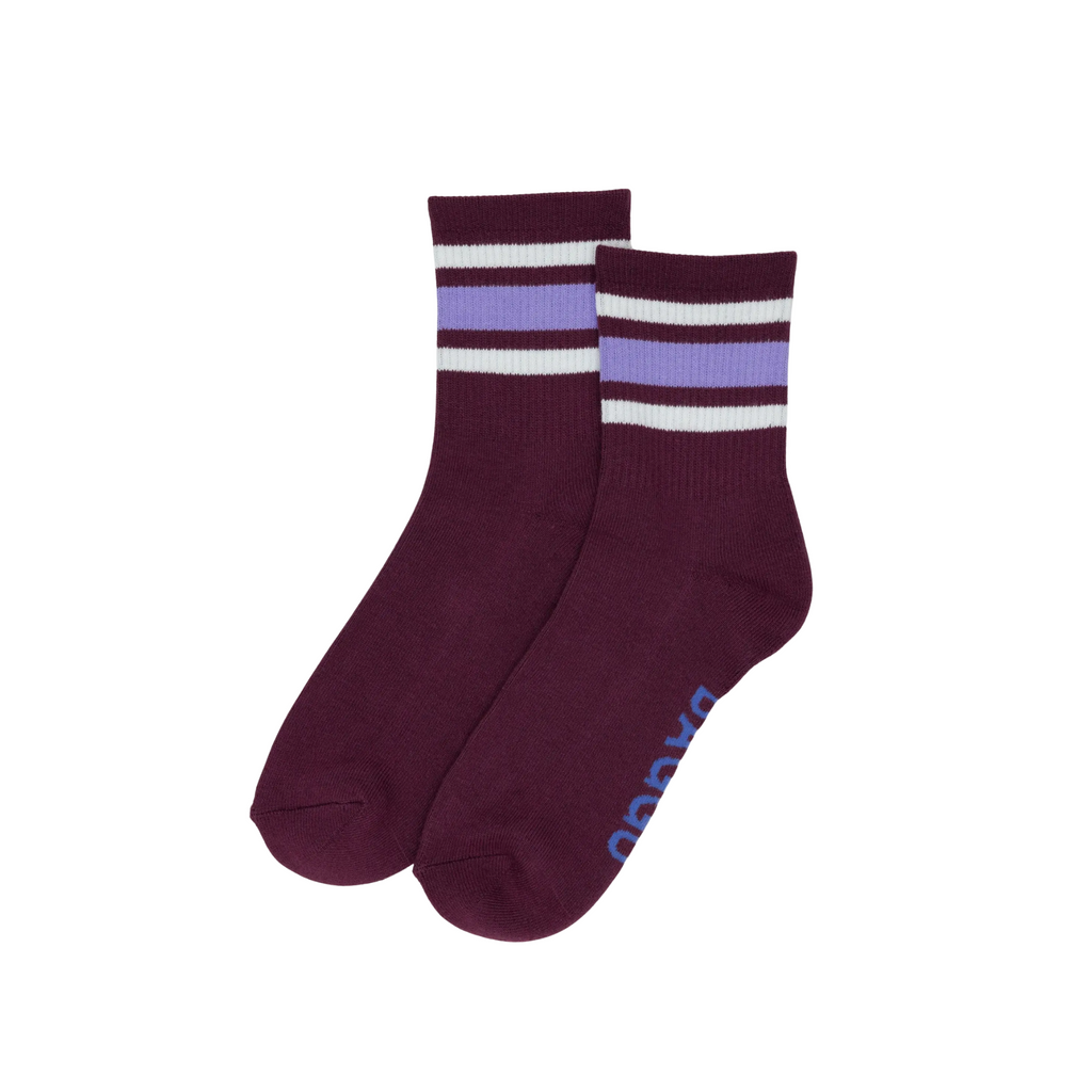 Ribbed Socks Mahogany