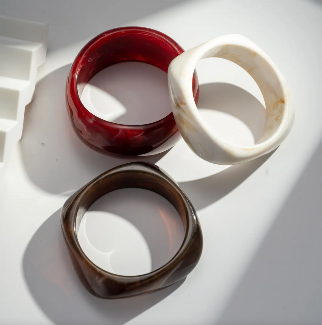 Bangle Bordeaux Wide