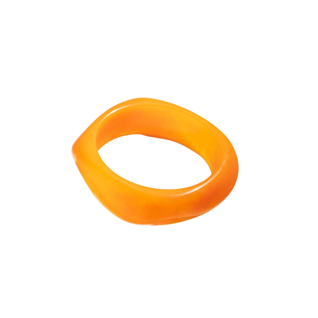 Bangle Orange Marble