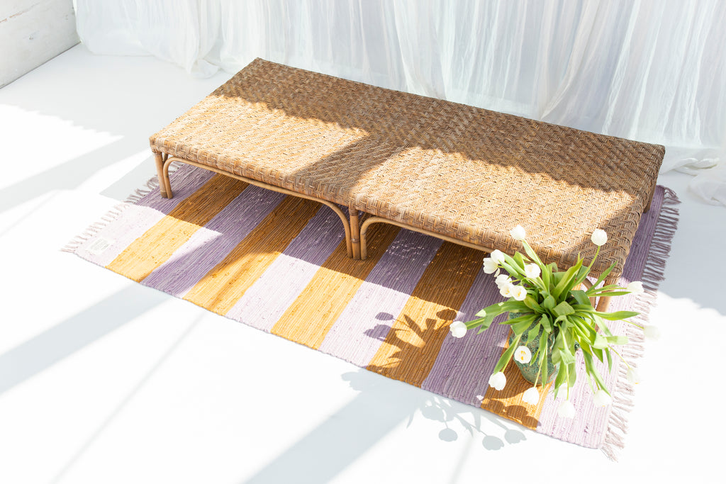 Chindi Tapijt Lilac/Golden