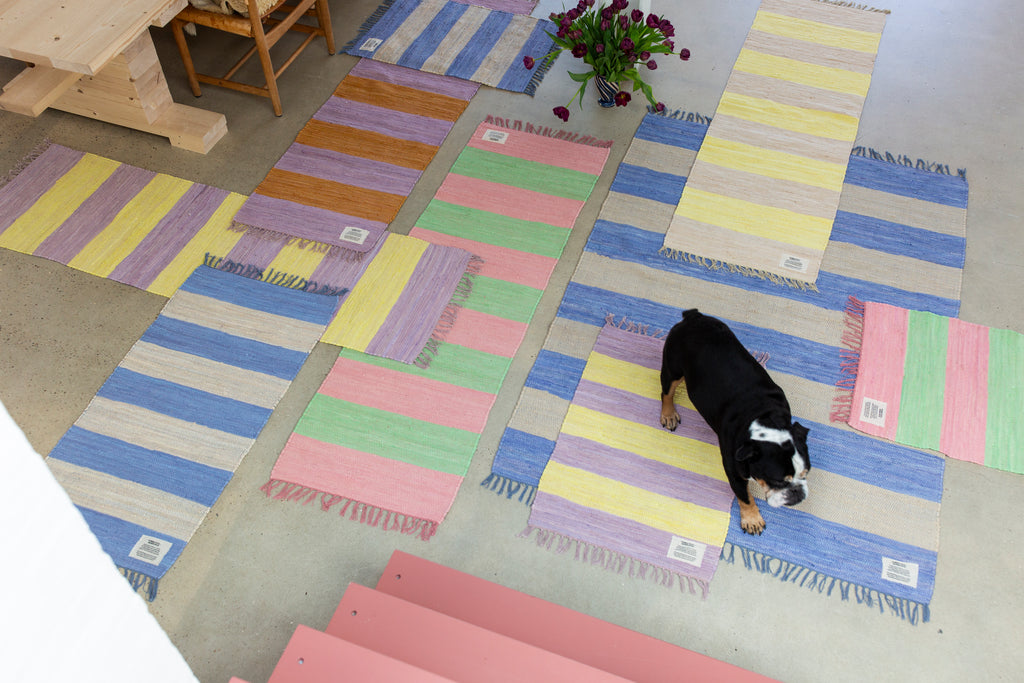 Chindi Tapijt Lilac/Golden