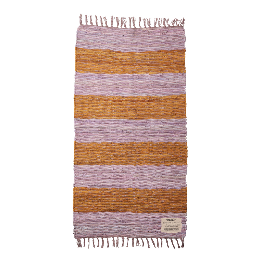 Chindi Tapijt Lilac/Golden