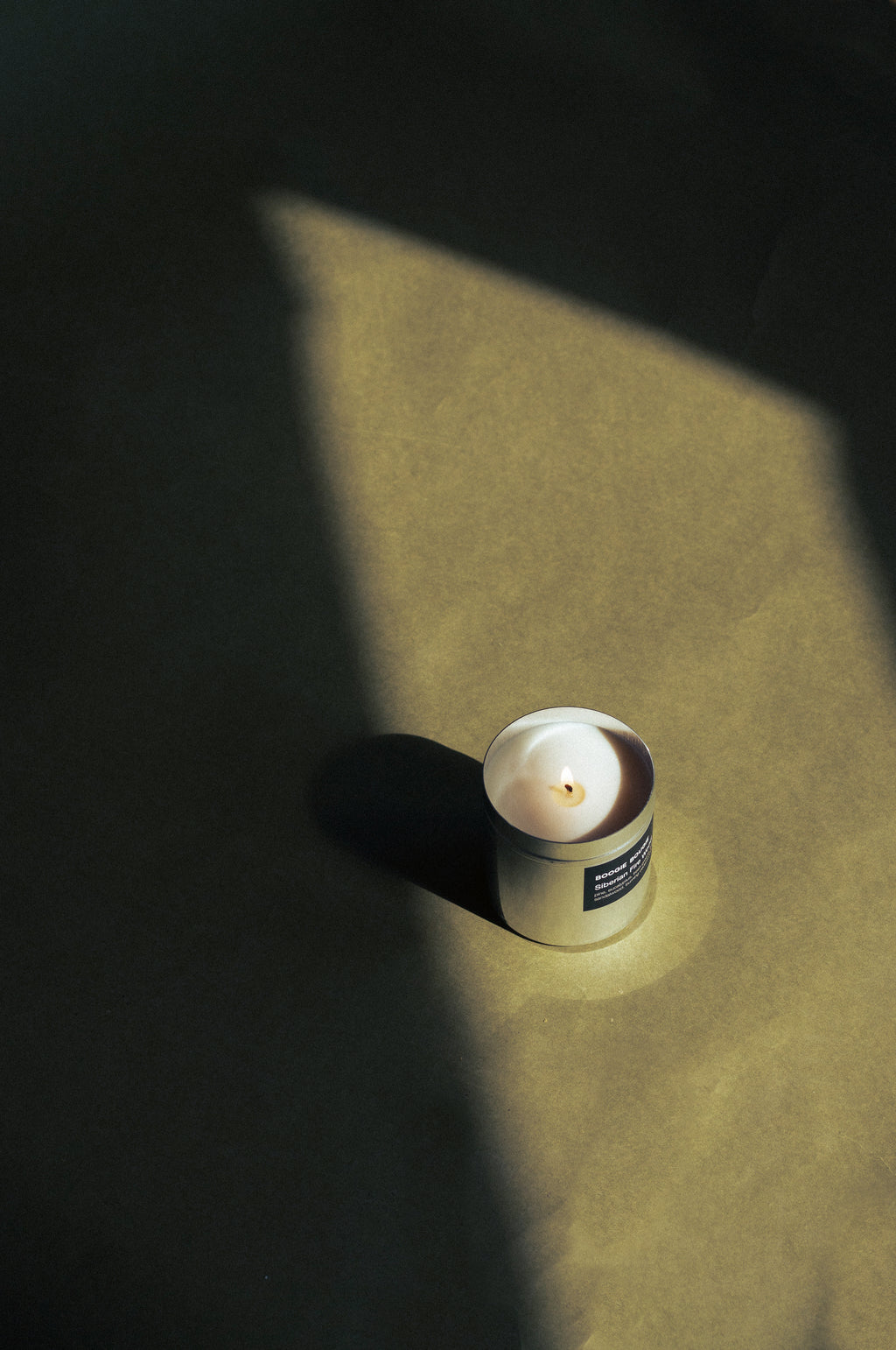 Geurkaars Woodsmoke & Cashmere