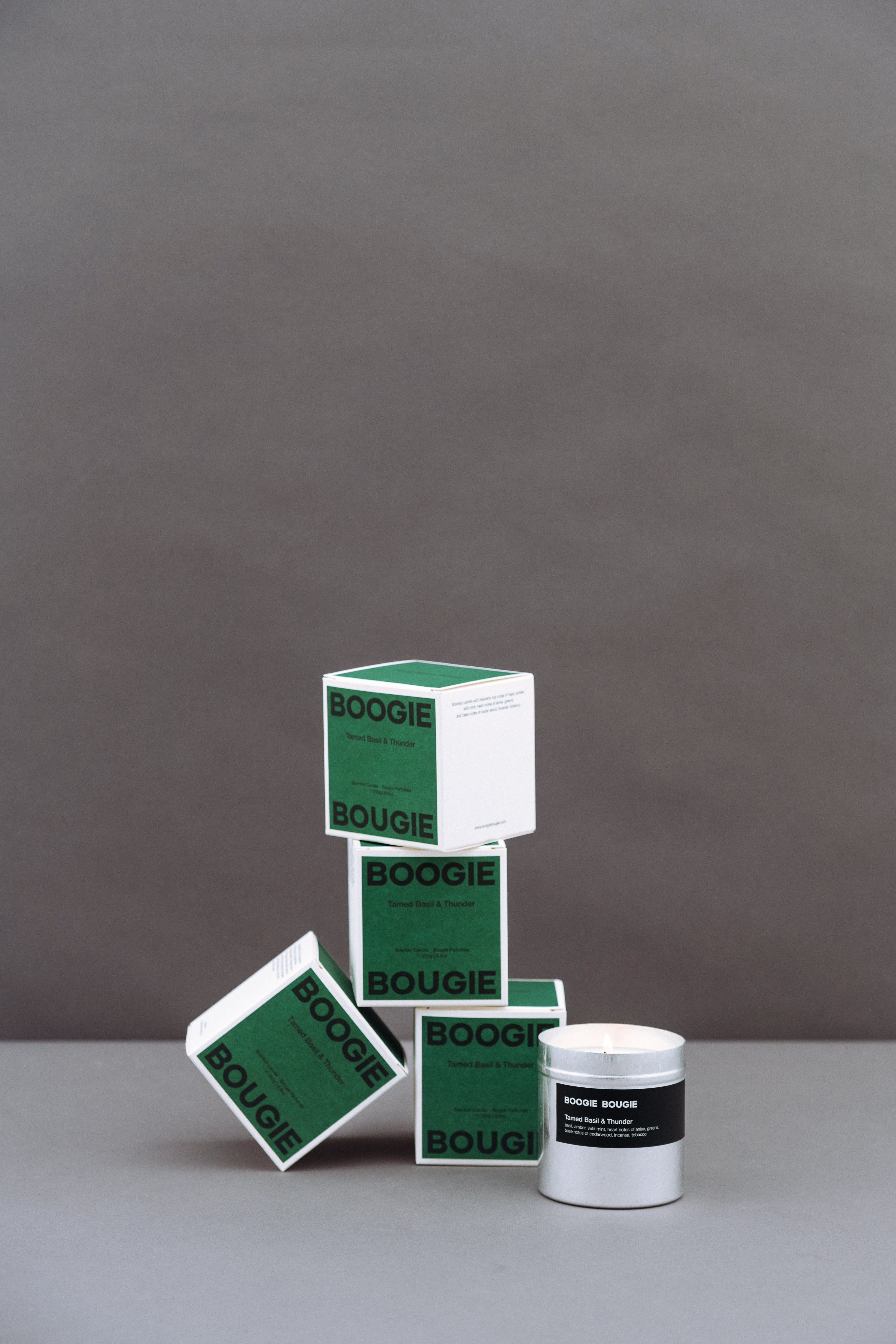 Geurkaars Tamed Basil & Thunder