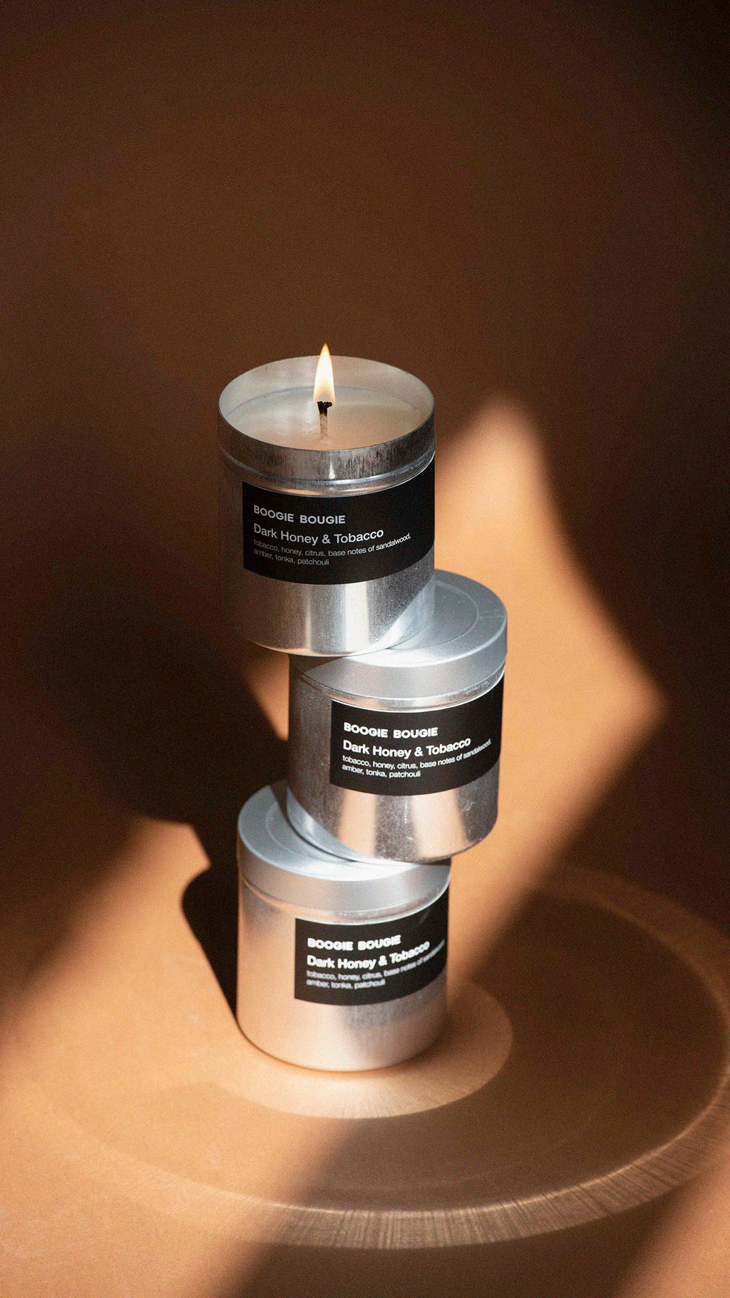 Geurkaars Dark Honey & Tobacco