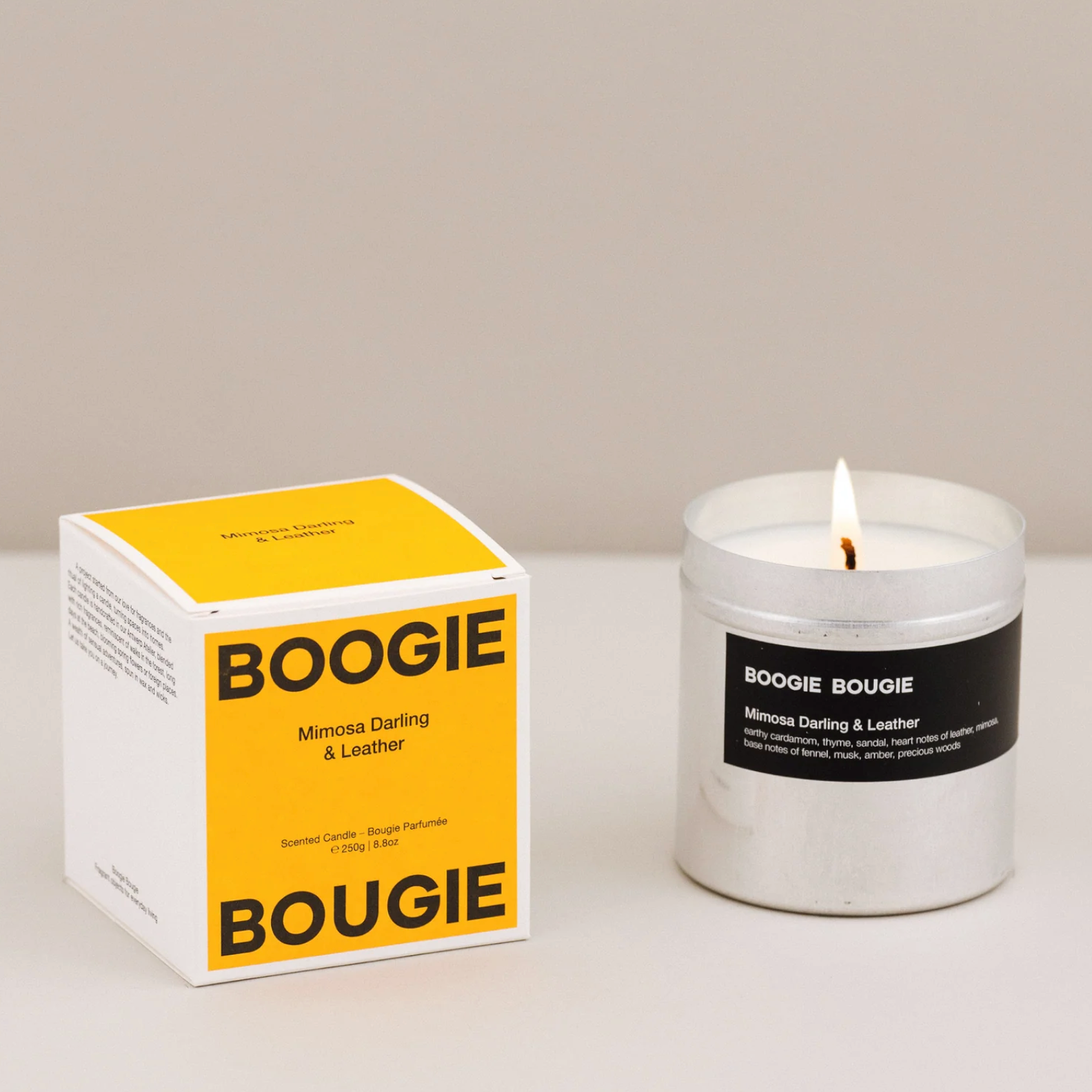 Geurkaars Mimosa Darling & Leather