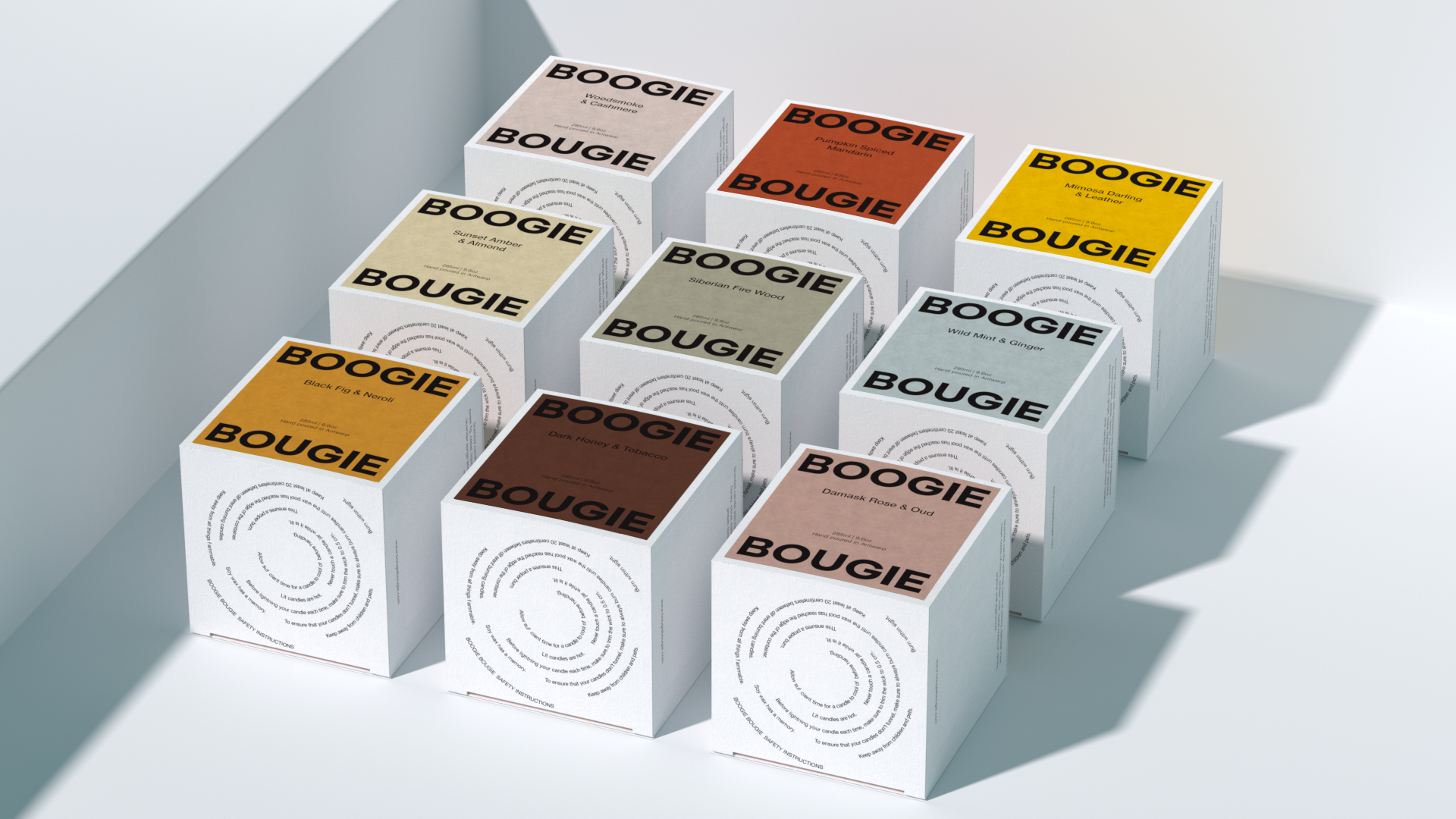 Geurkaars Woodsmoke & Cashmere