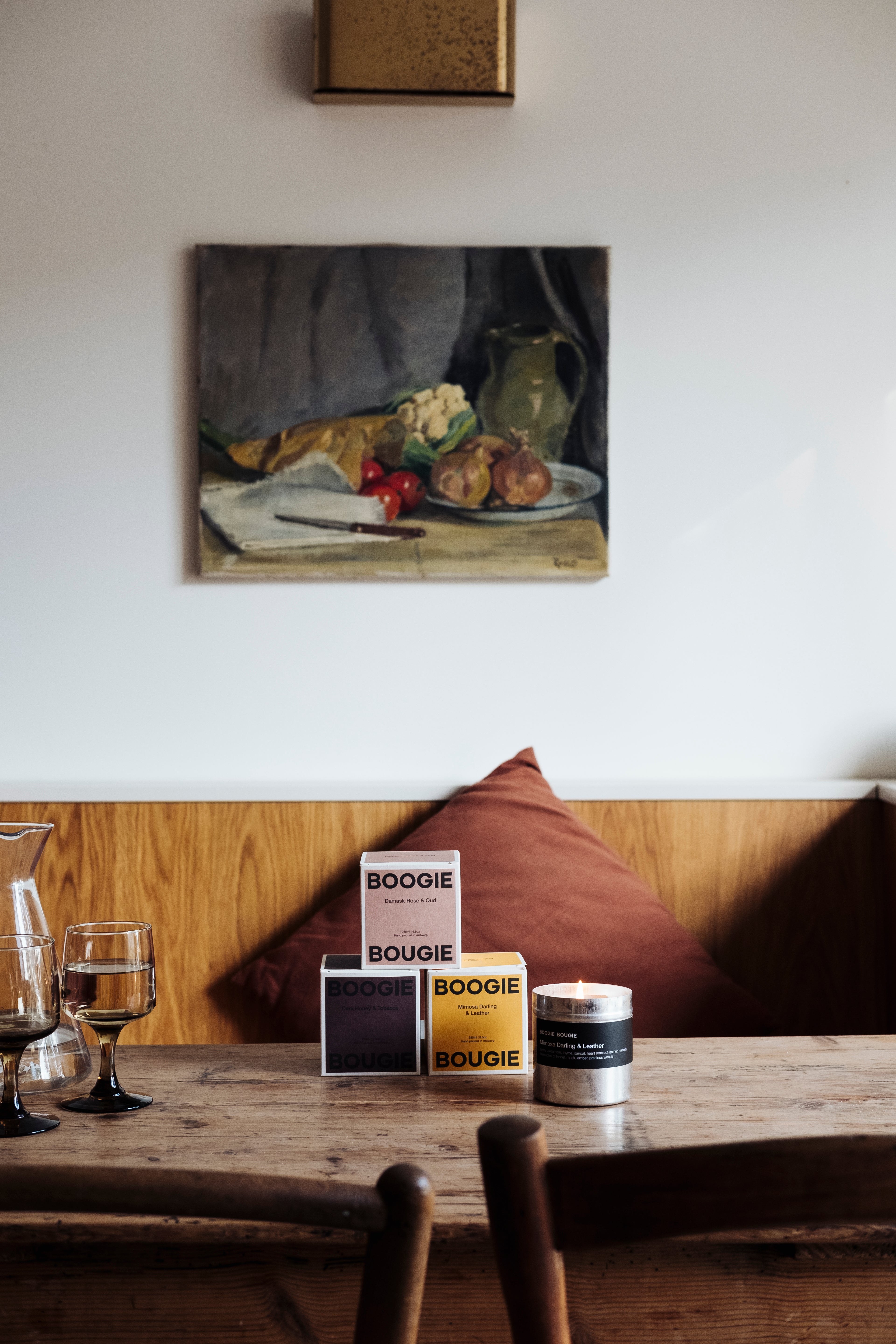 Geurkaars Damask Rose & Oud