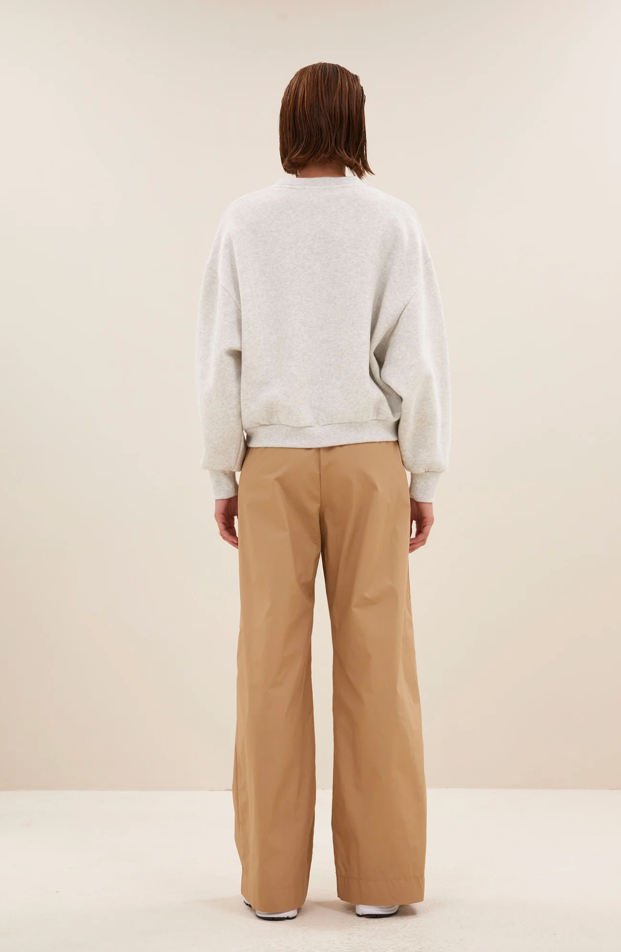 Bibi Logo Sweater Light Grey