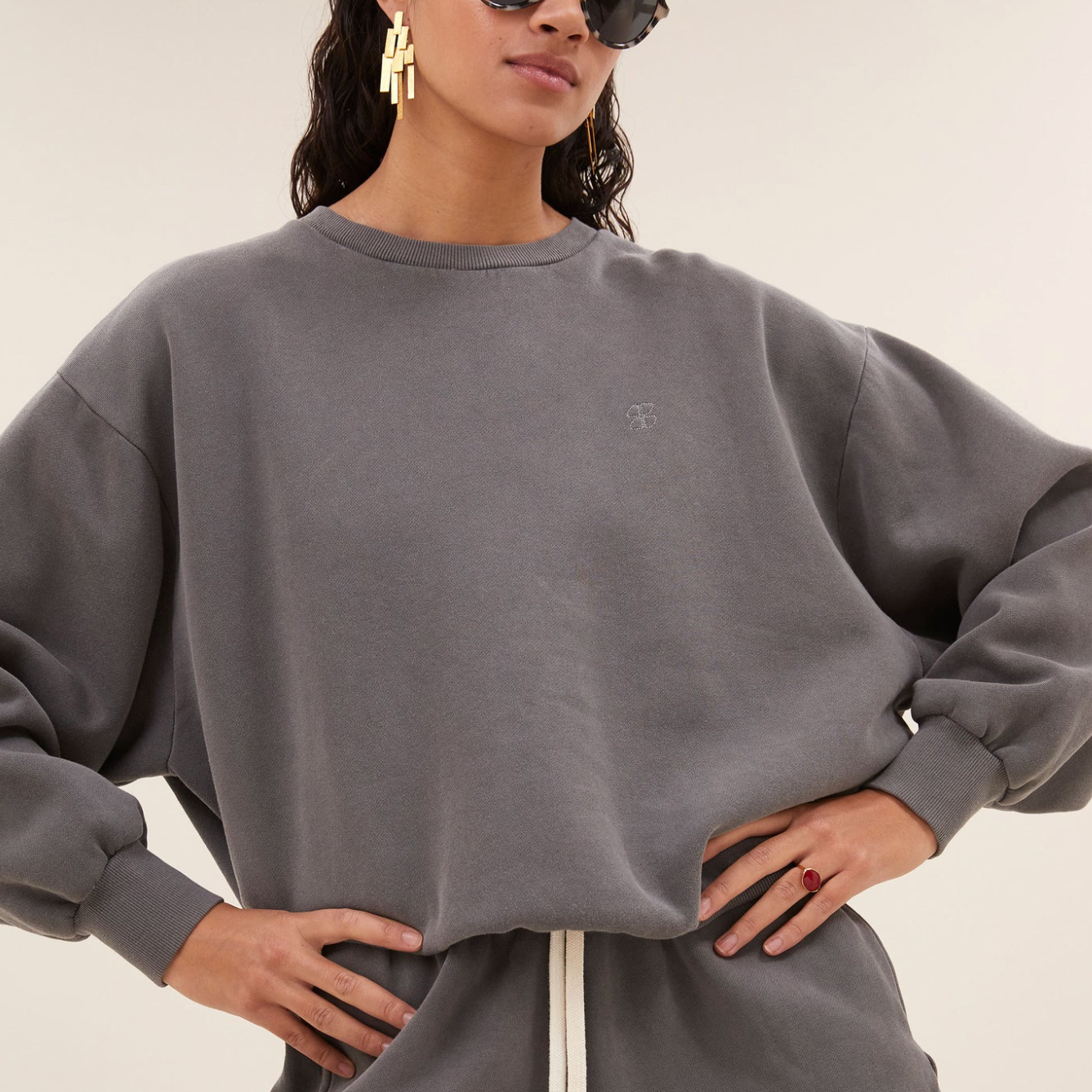 Bibi Sweater Concrete