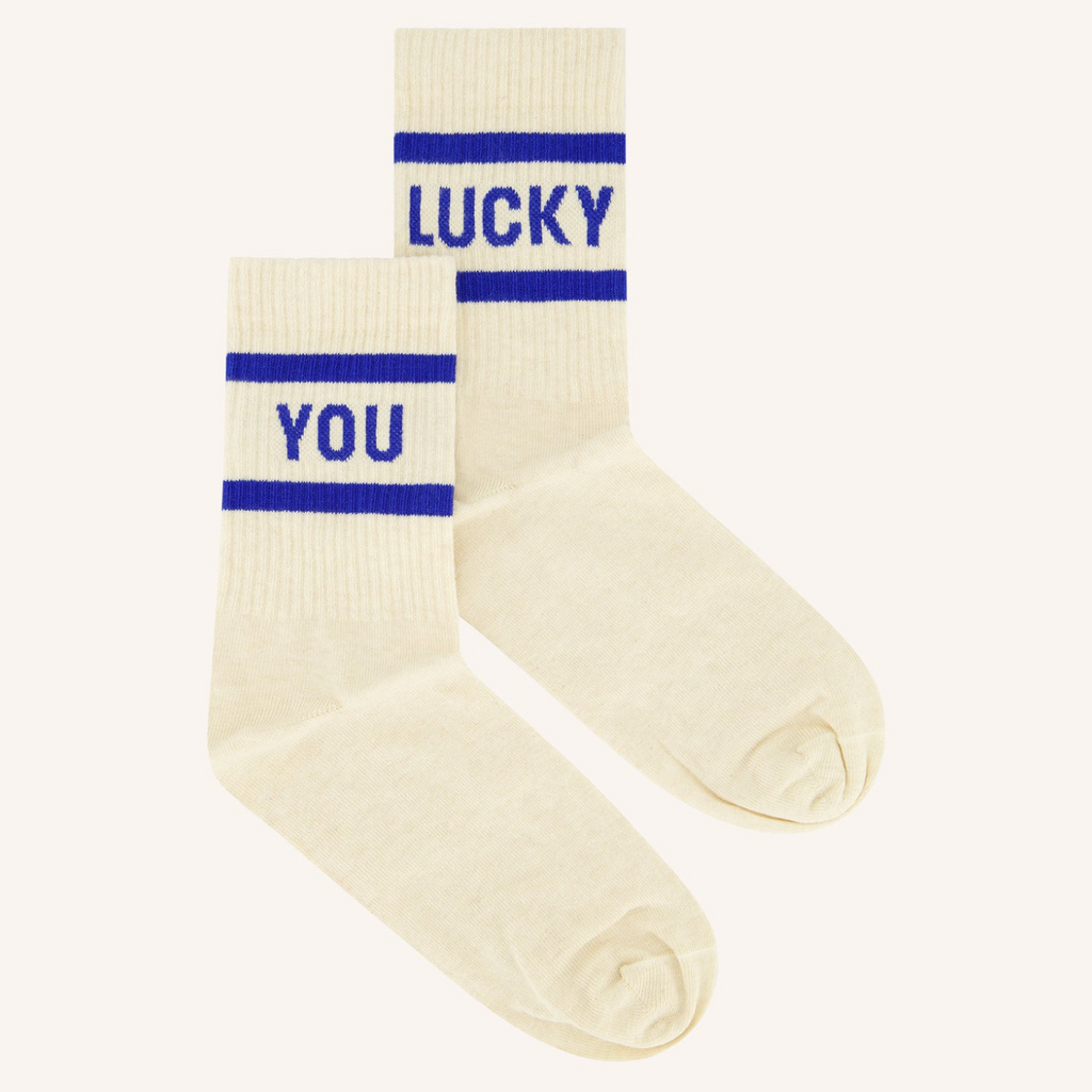 Lucky You Socks Blue One Size