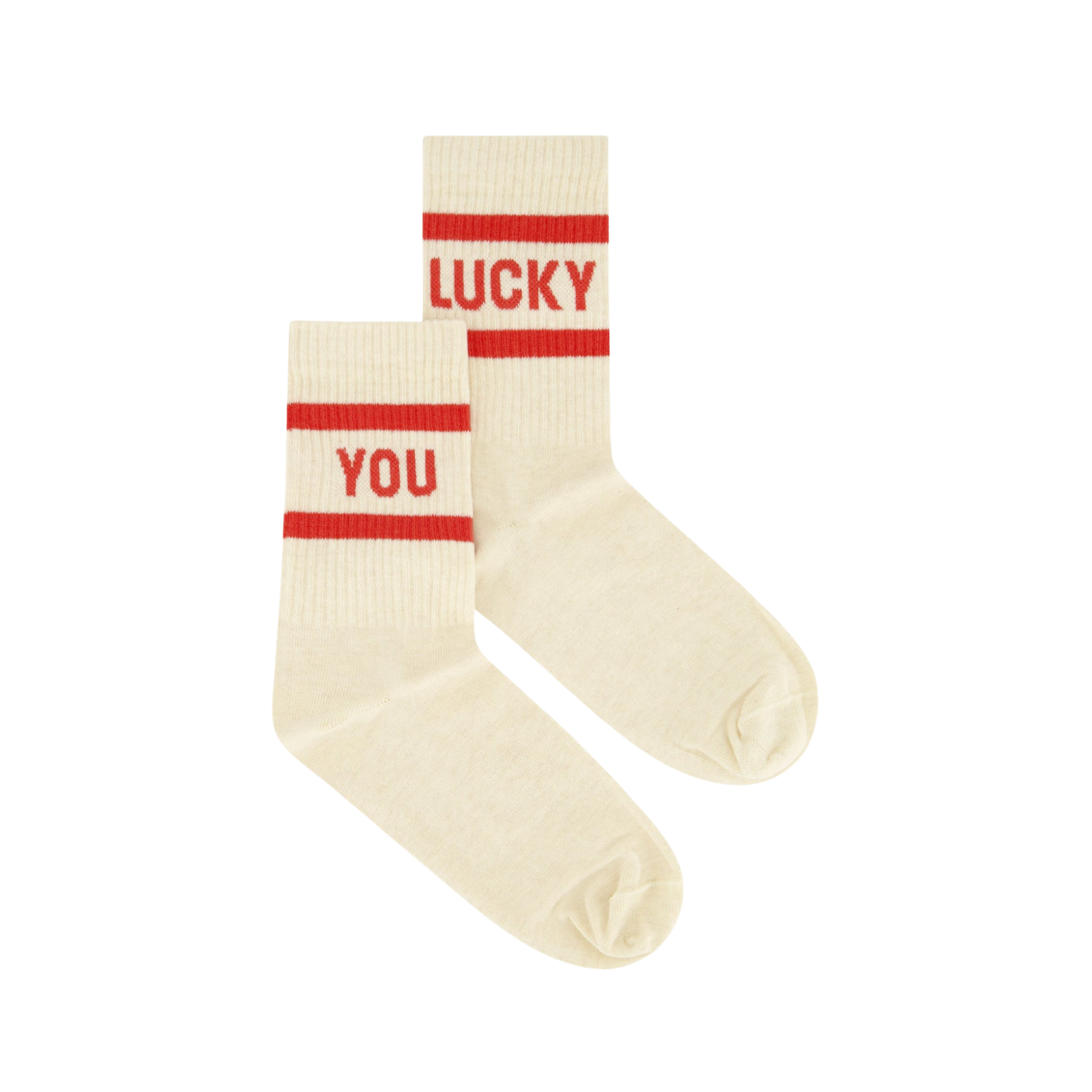 Lucky You Socks Red One Size