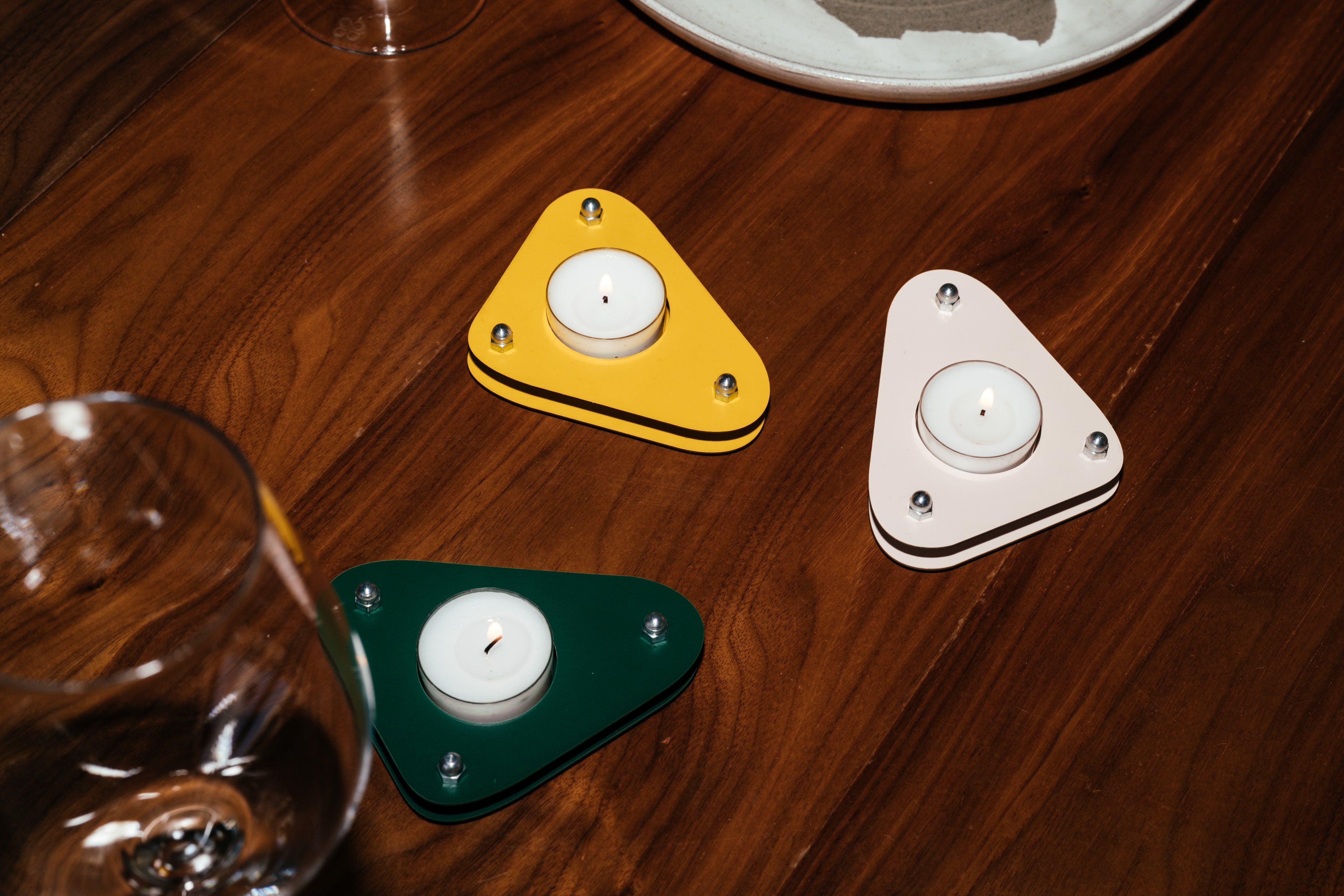 Theelichthouder Rudi Green