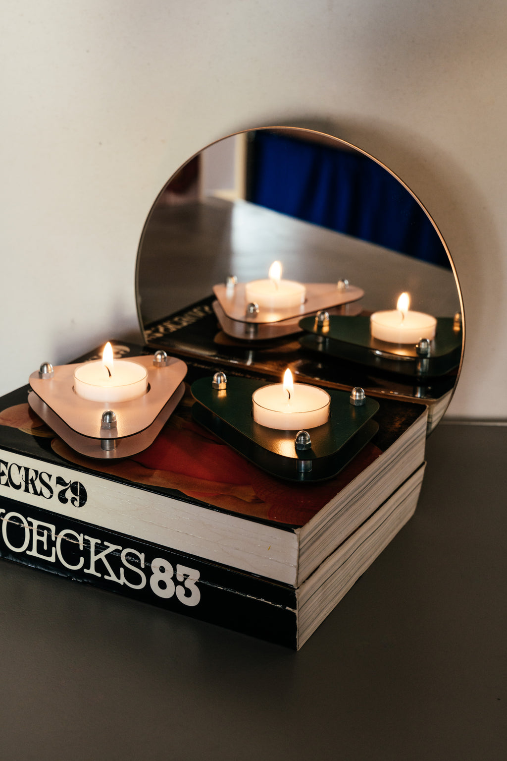 Theelichthouder Caro Pink