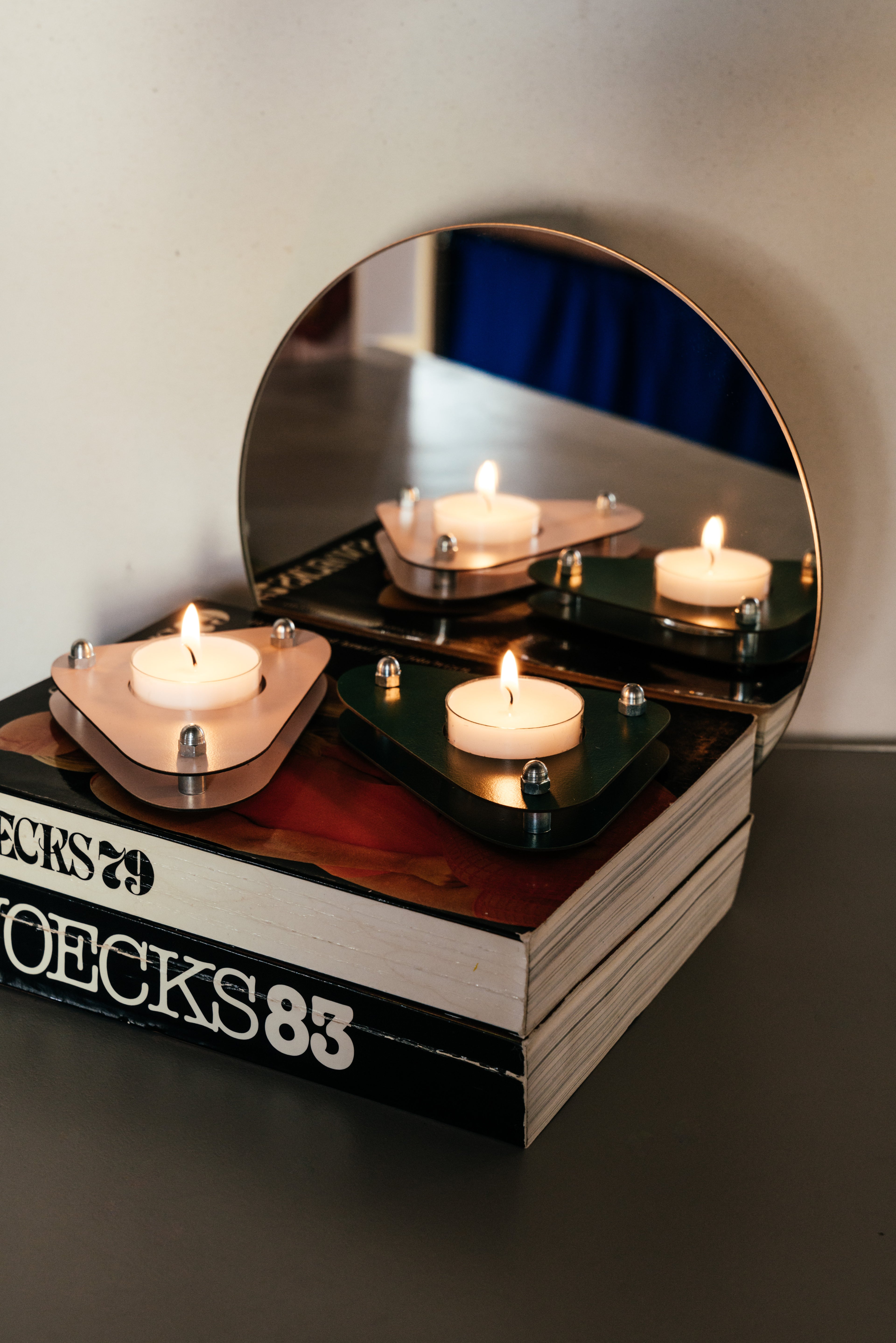 Theelichthouder Caro Pink