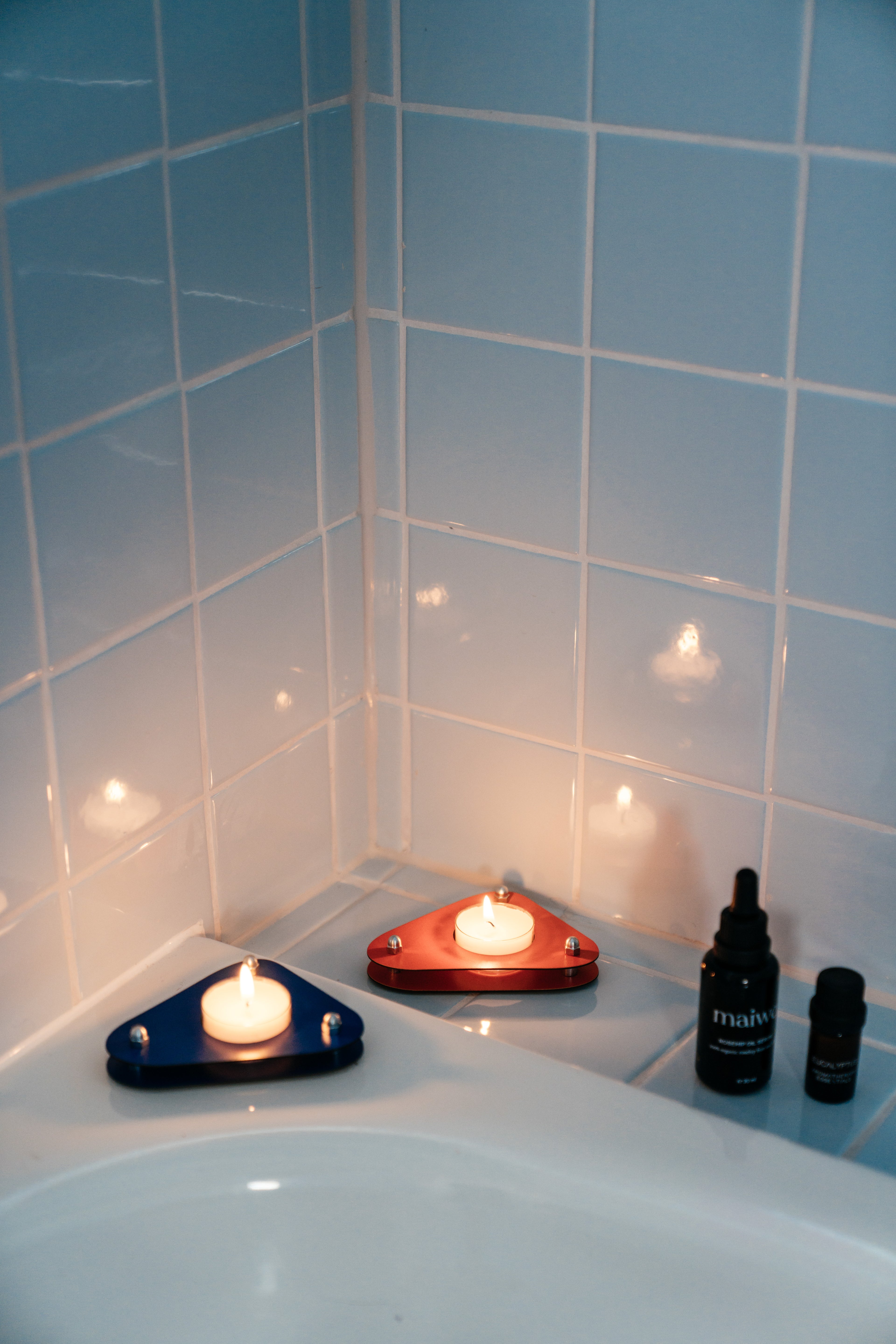 Theelichthouder Vera Red