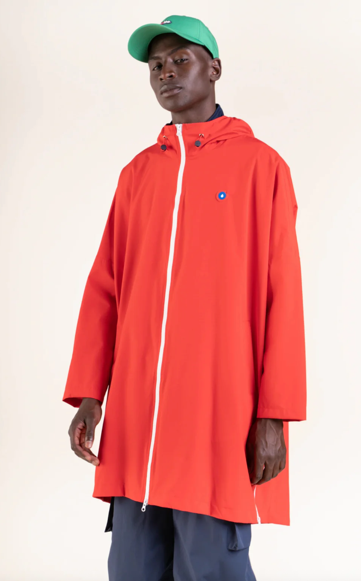 Liberté Poncho Red Unisex