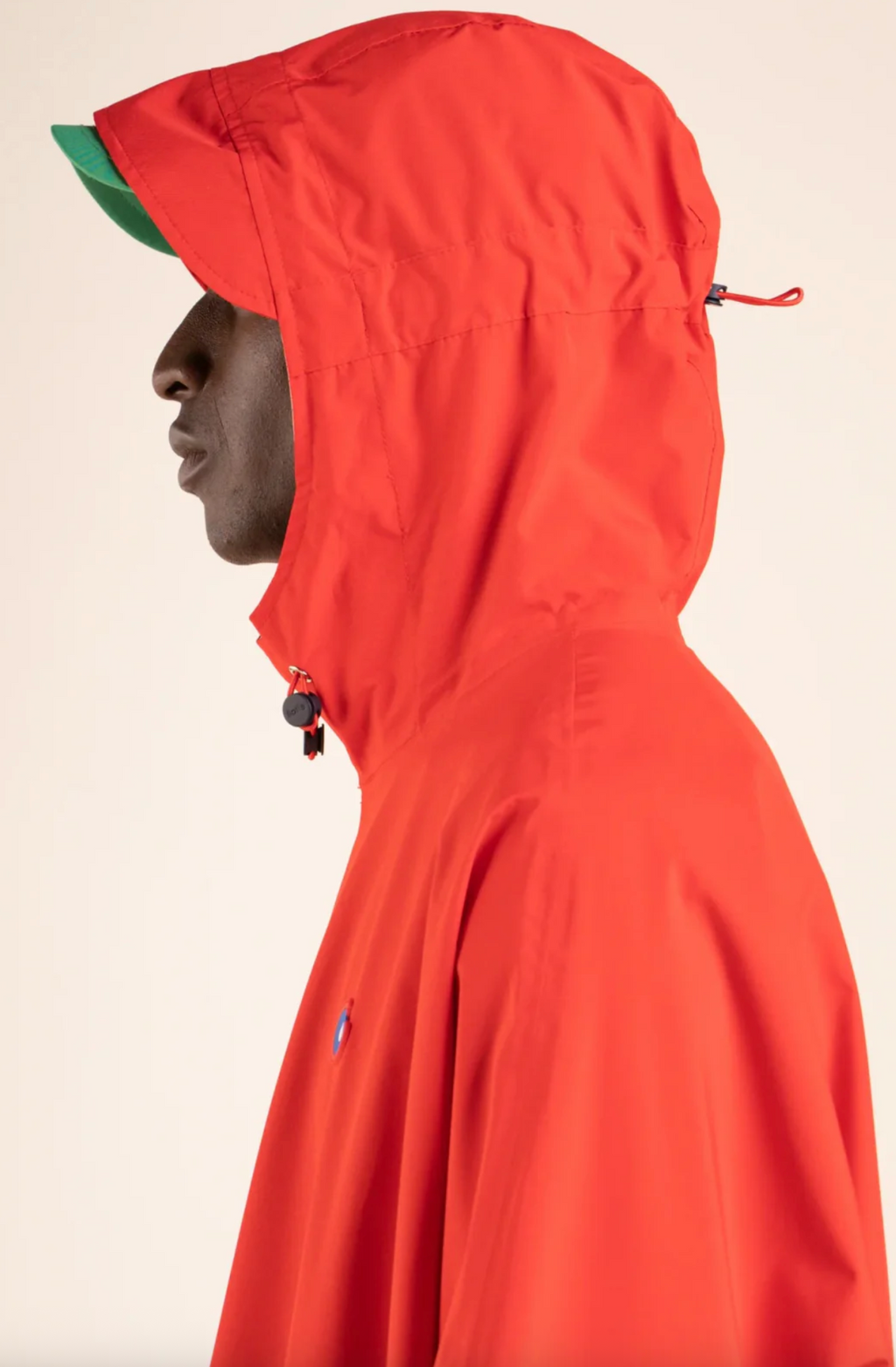 Liberté Poncho Red Unisex