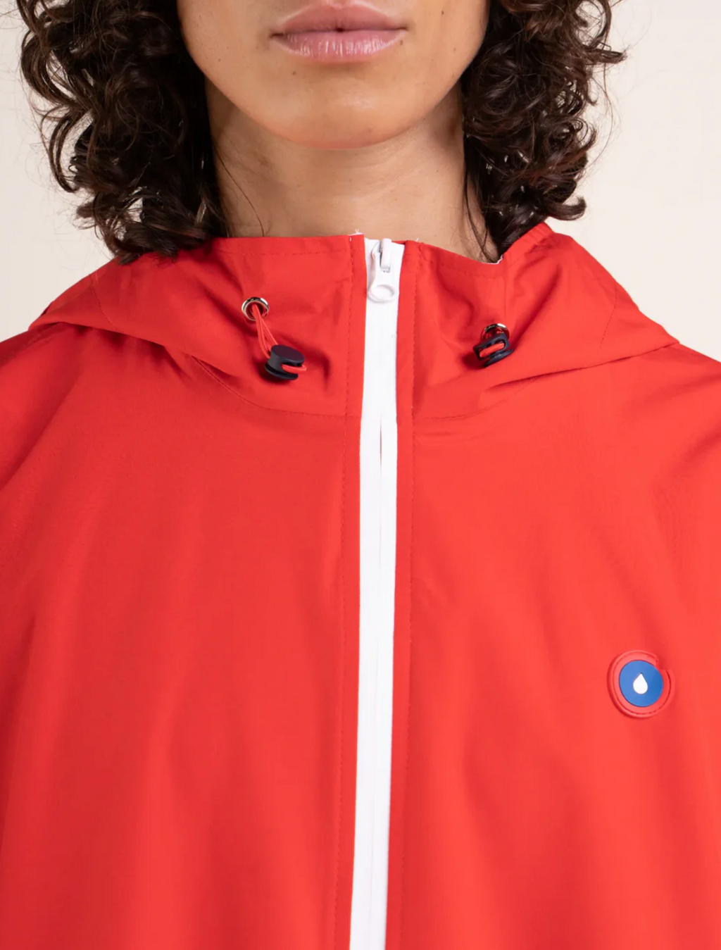 Liberté Poncho Red Unisex