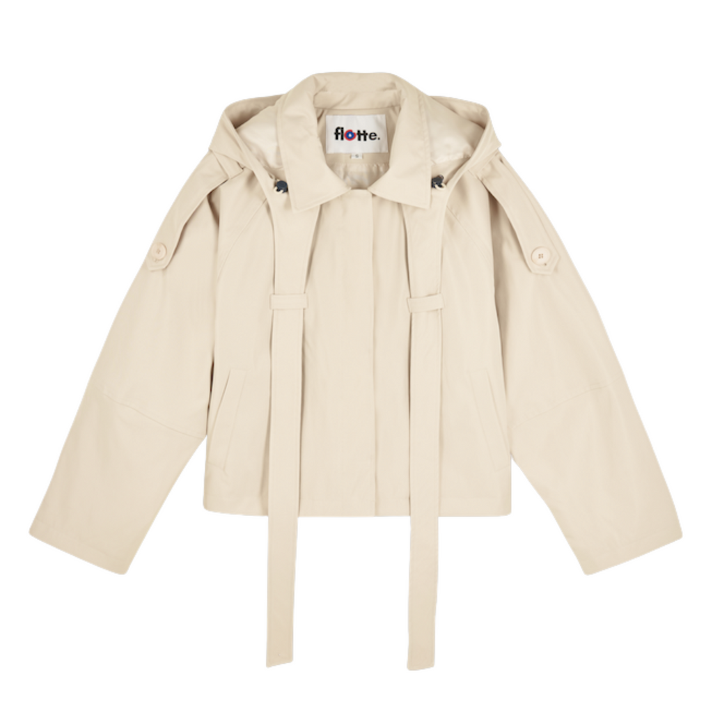 Turlerie Trenchcoat Ecru