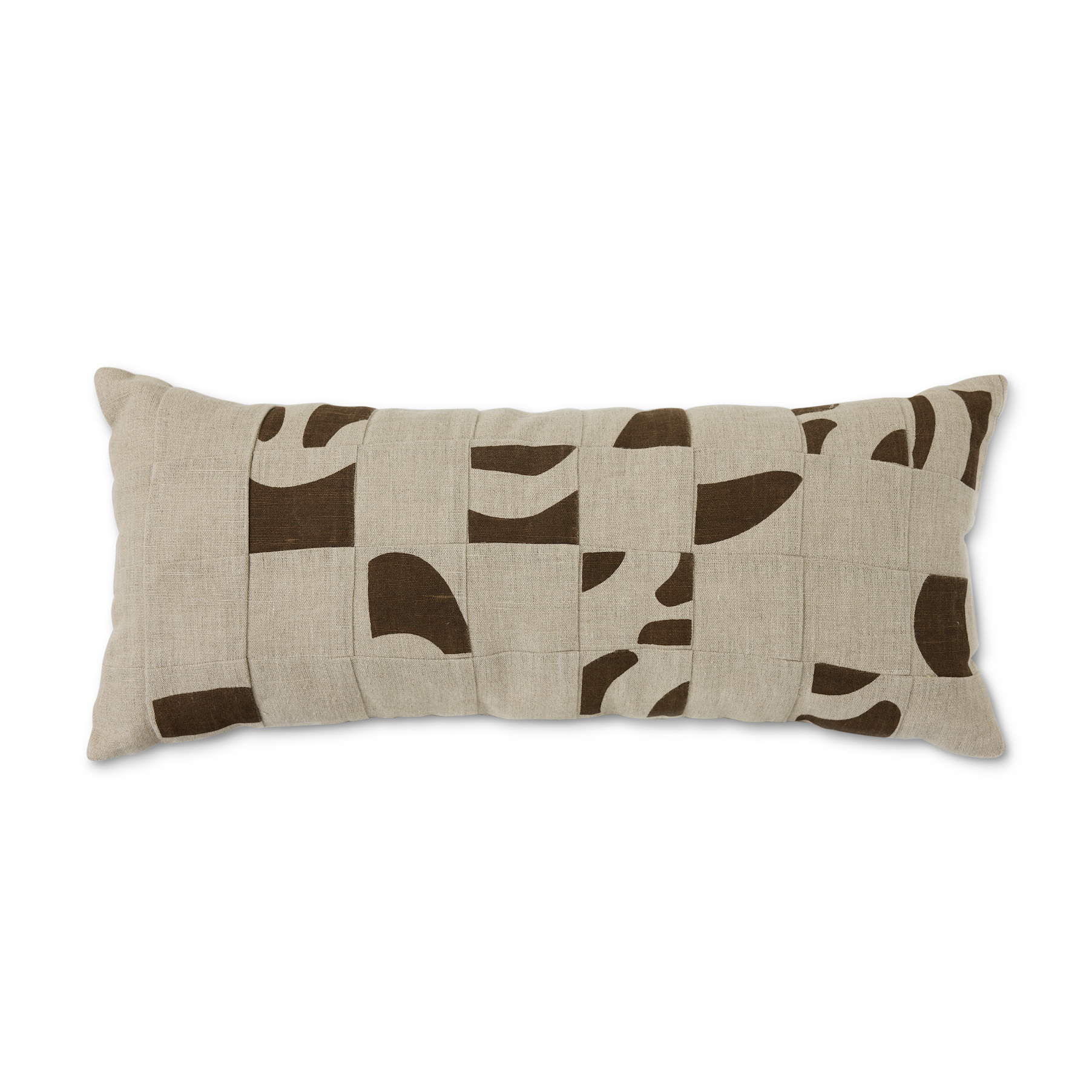 Patched Kussen Naturel