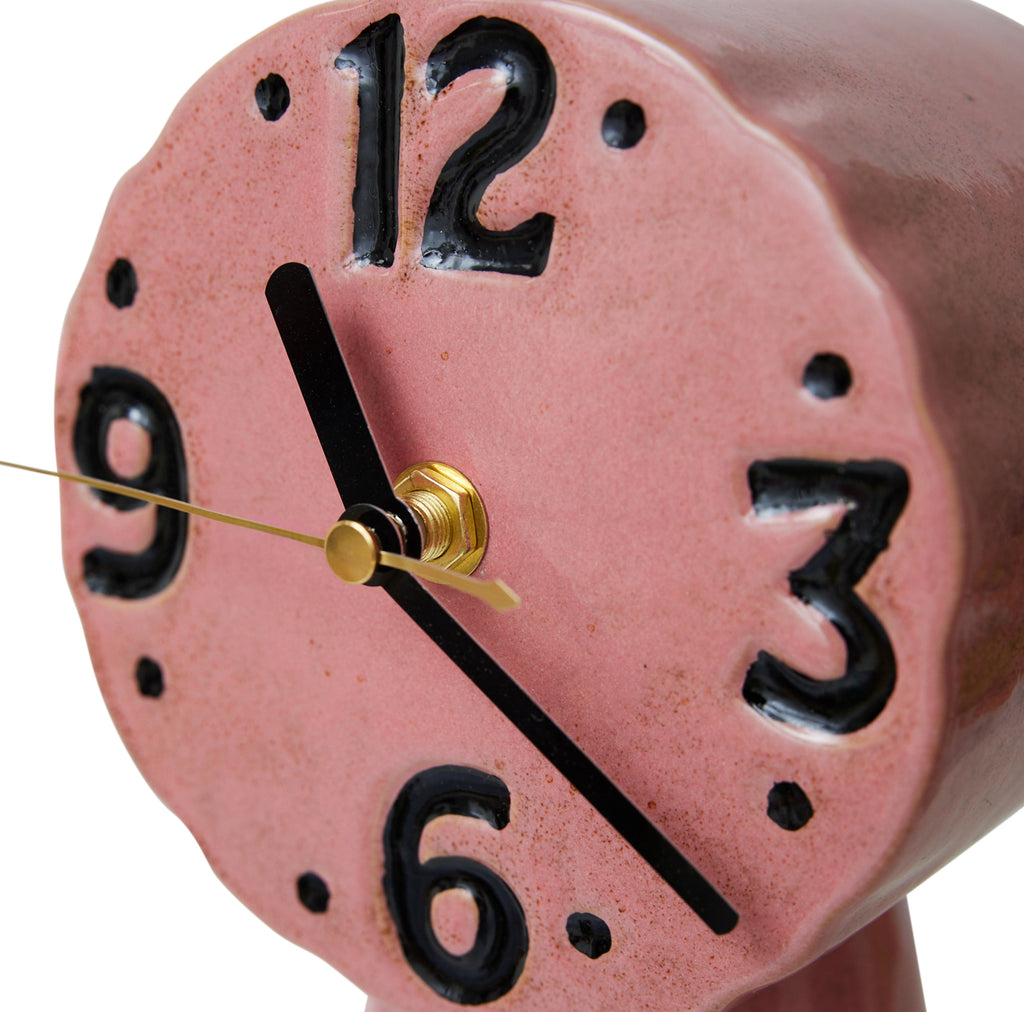 Retro Klok Pink
