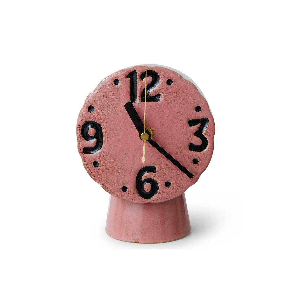 Retro Klok Pink