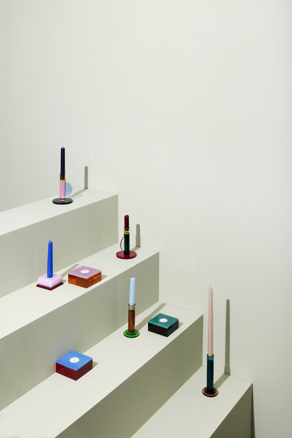 Flux Theelichthouder Roze/Oranje