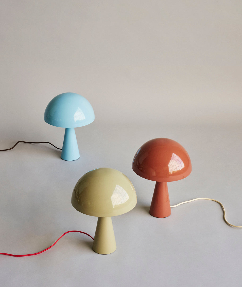 Mush Table Lamp Red