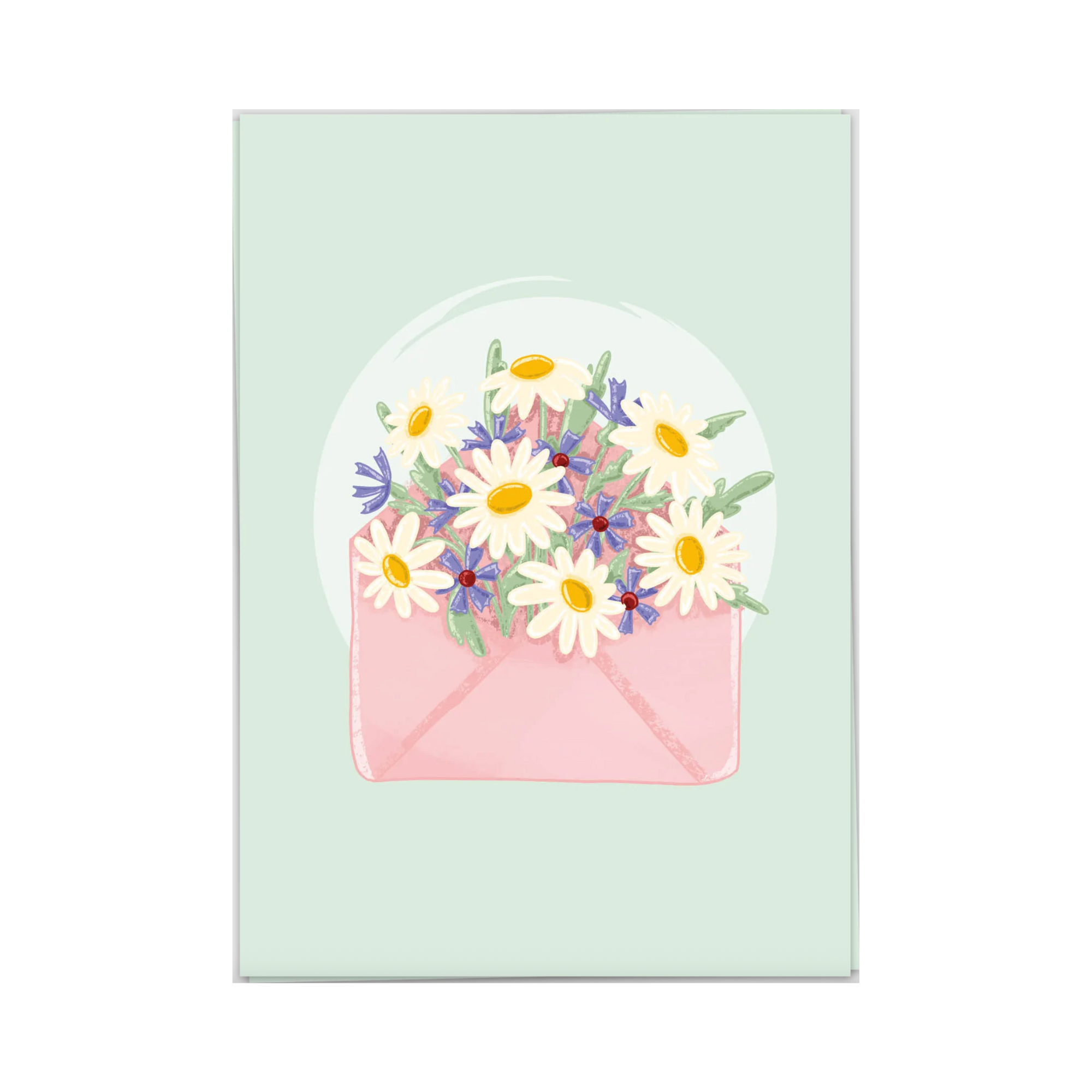 Flowers Mail Wenskaart