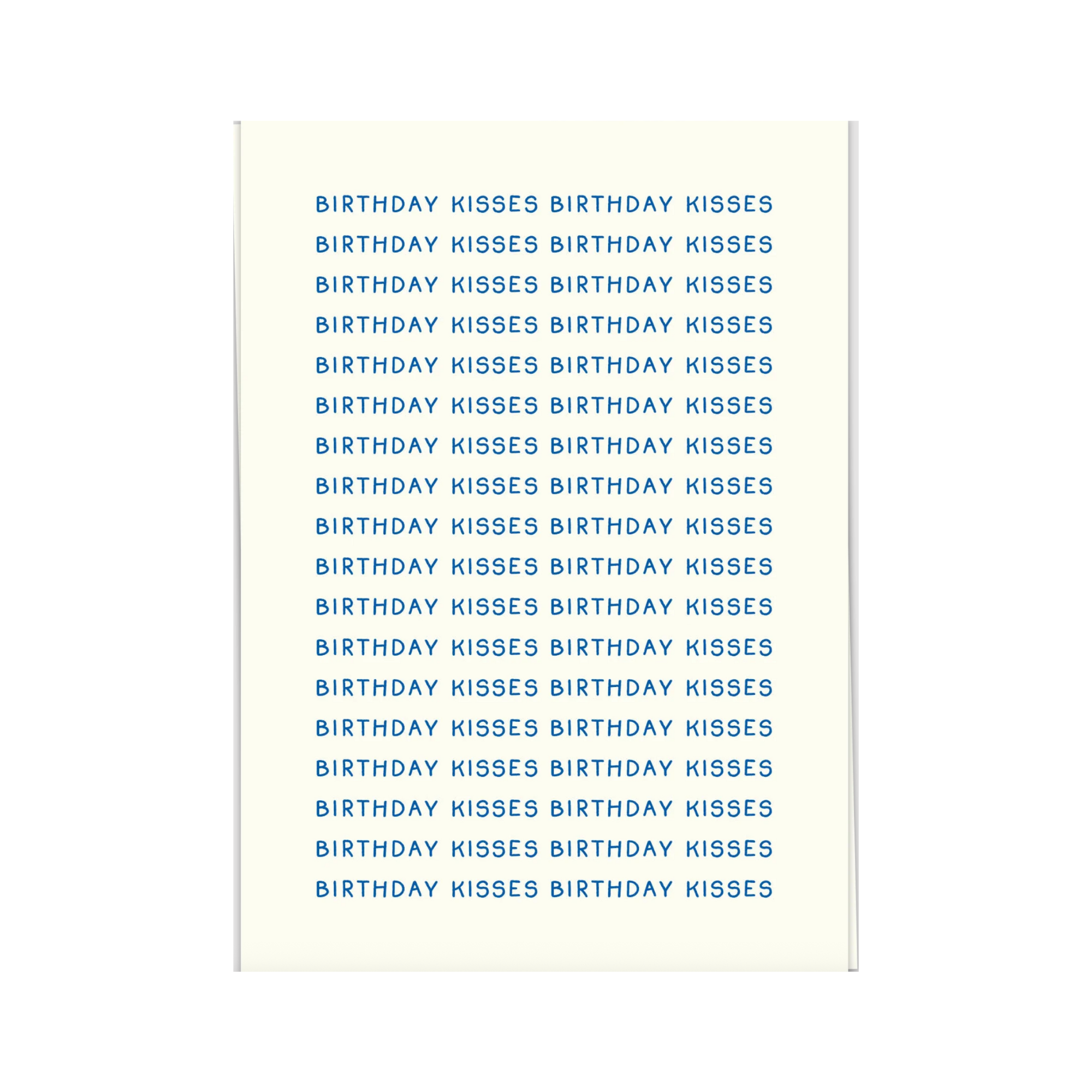 Birthday Kisses Wenskaart