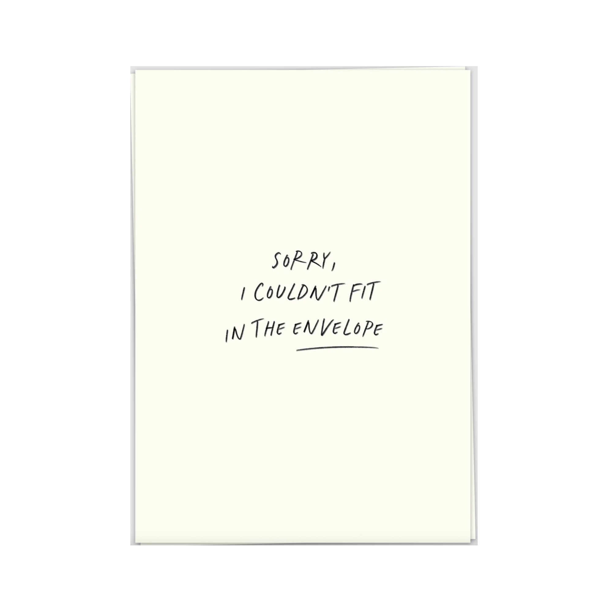 Fit Enveloppe Wenskaart