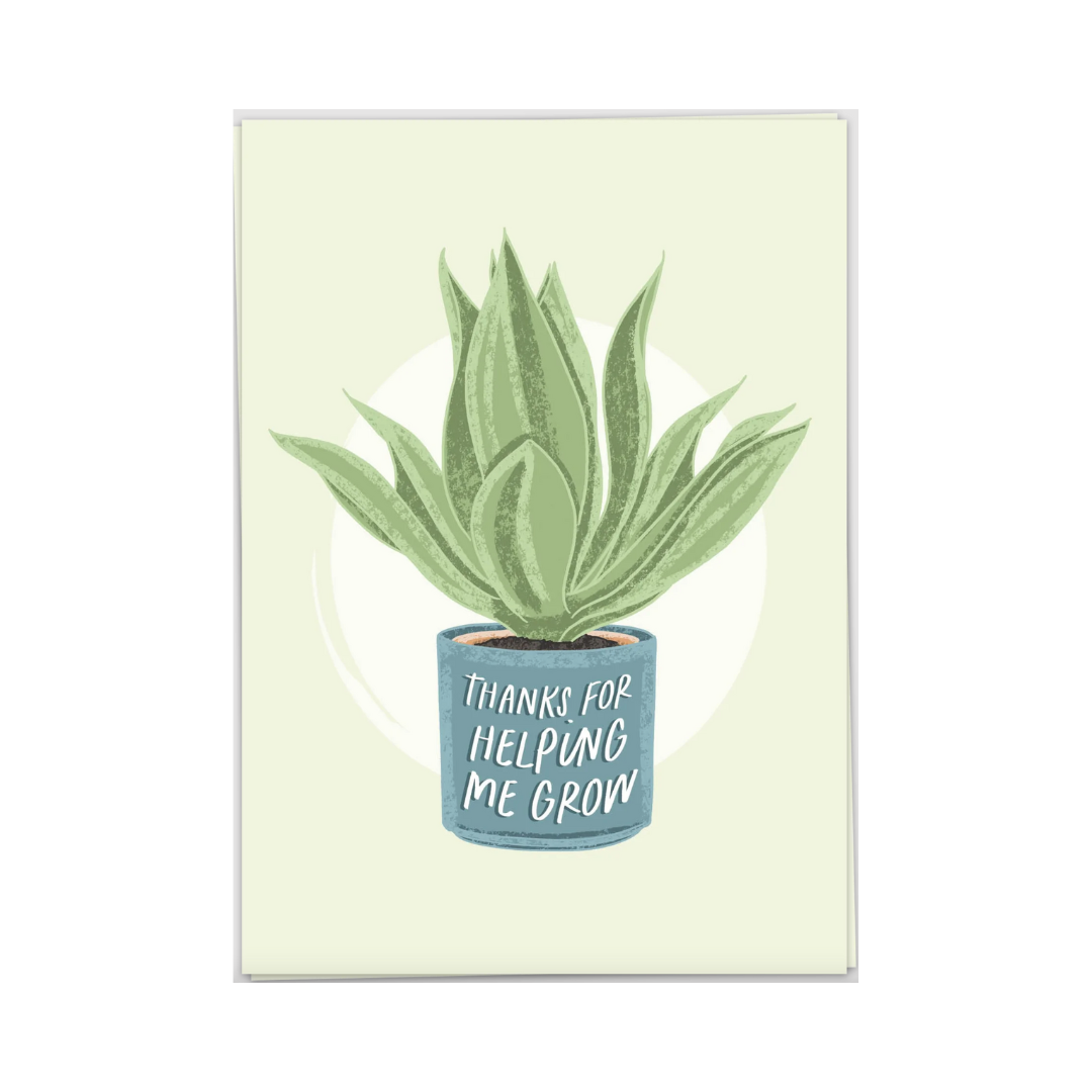 Helping Me Grow Wenskaart