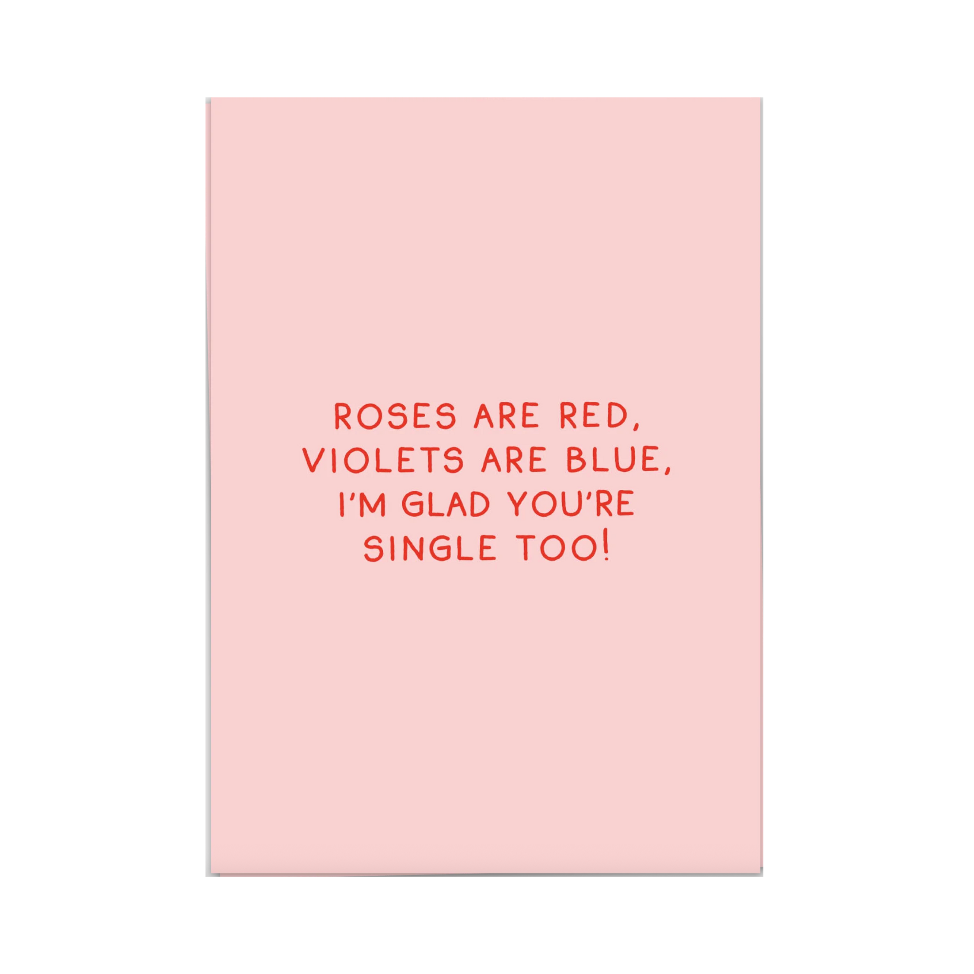 Single Too Wenskaart