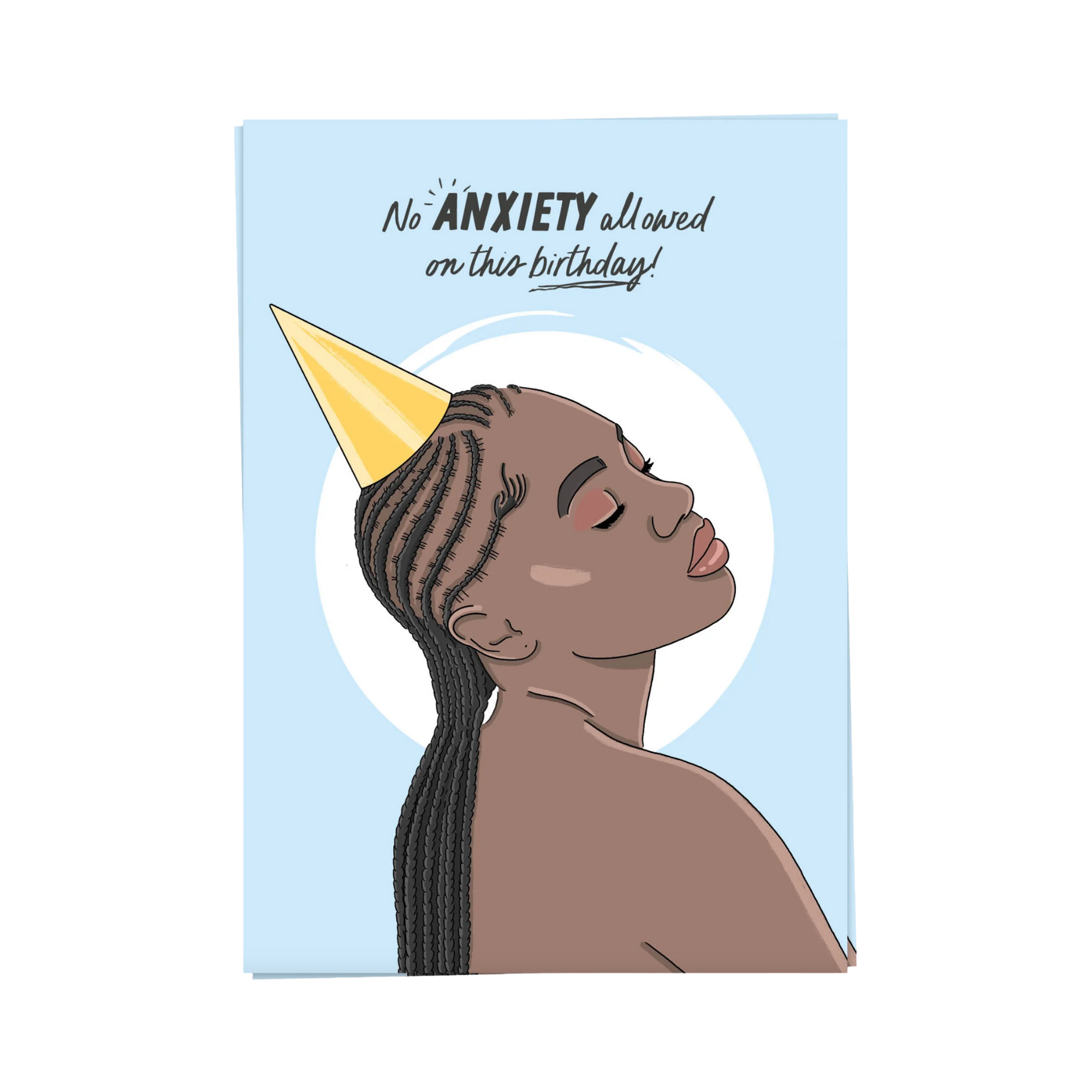 Birthday Anxiety Wenskaart
