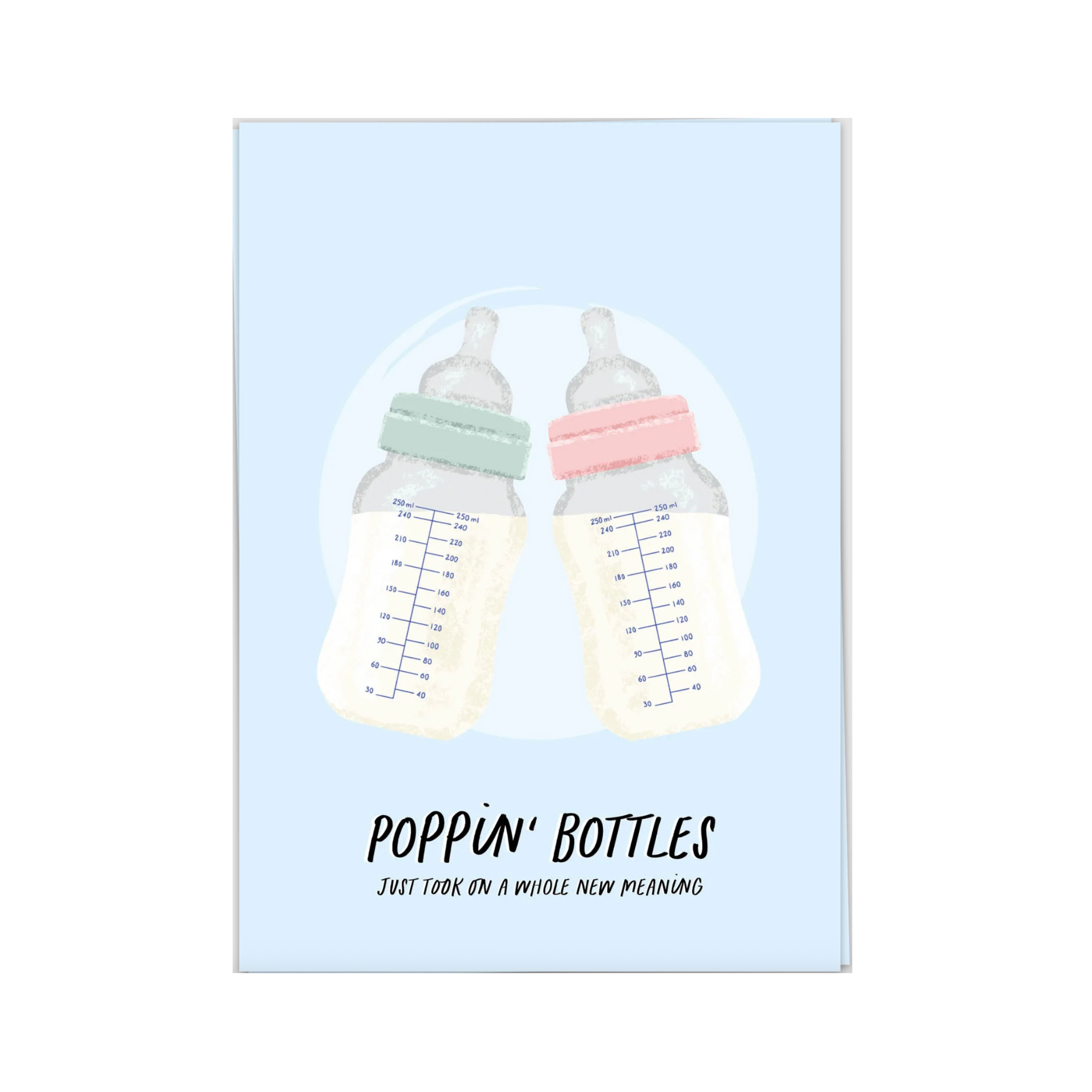 Poppin Bottles Wenskaart