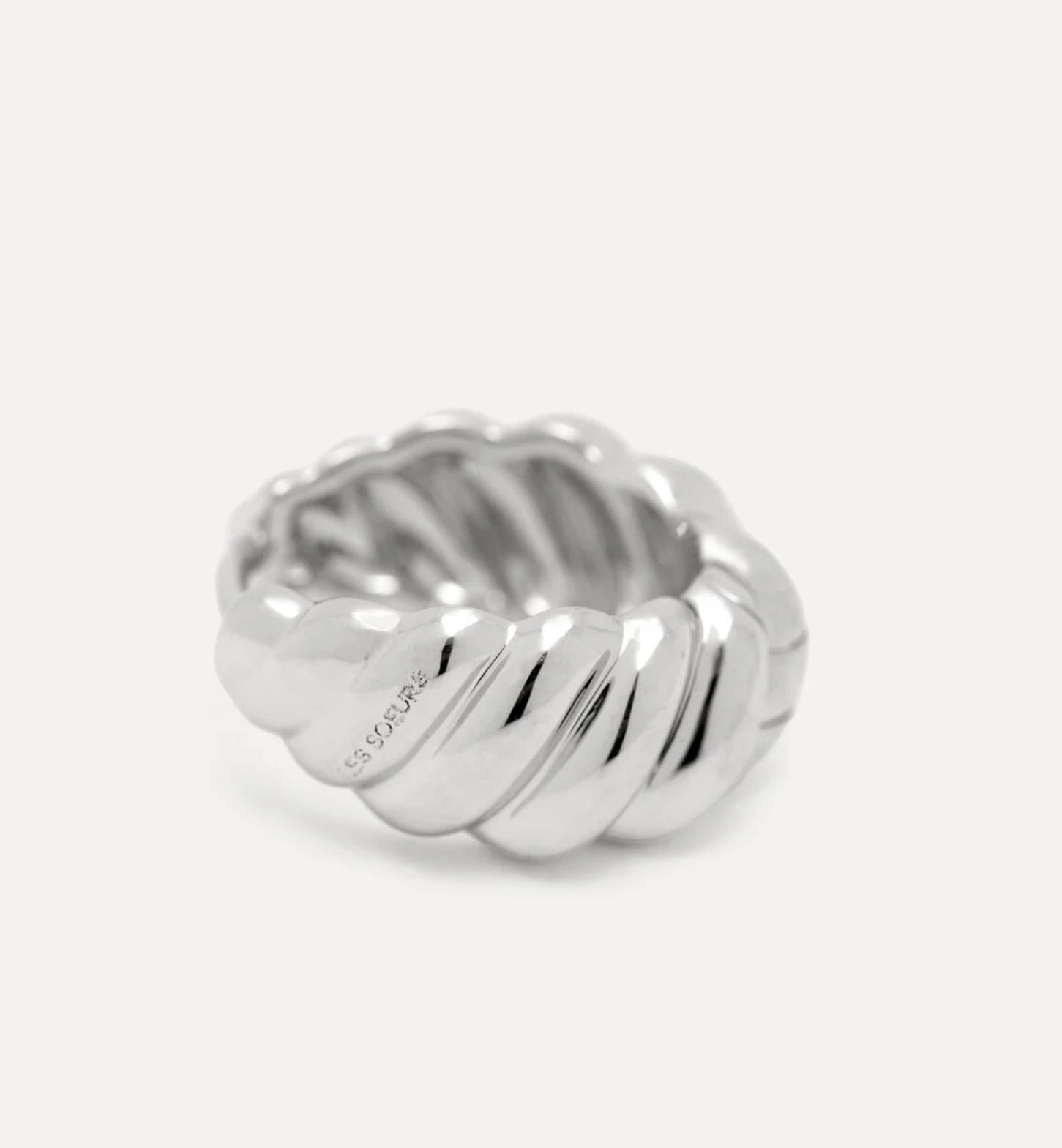 Jazz Croissant Earring Silver