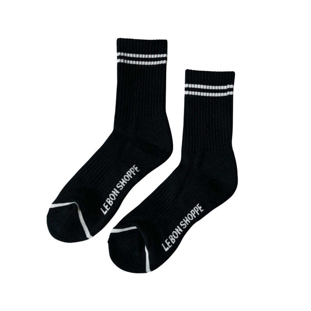 Boyfriend Socks Noir