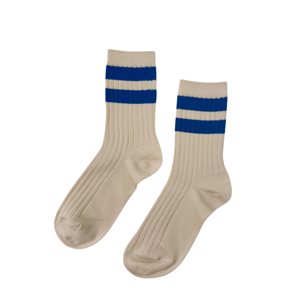 Her Socks Varsity Azure