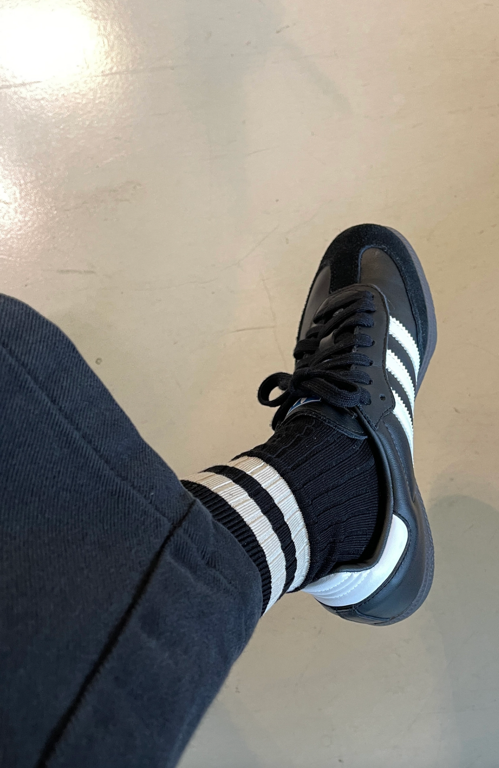 Her Socks Varsity Black