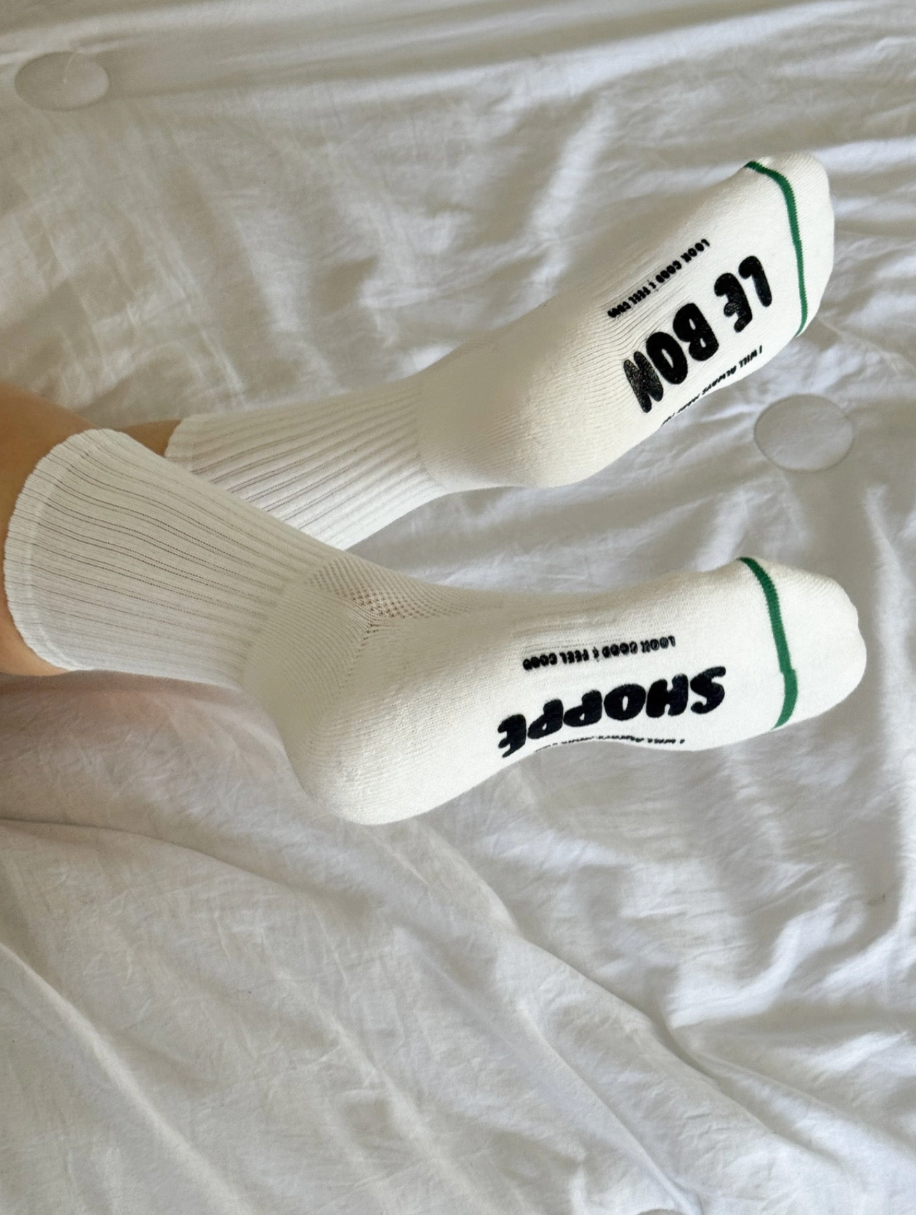 Hugger Socks White