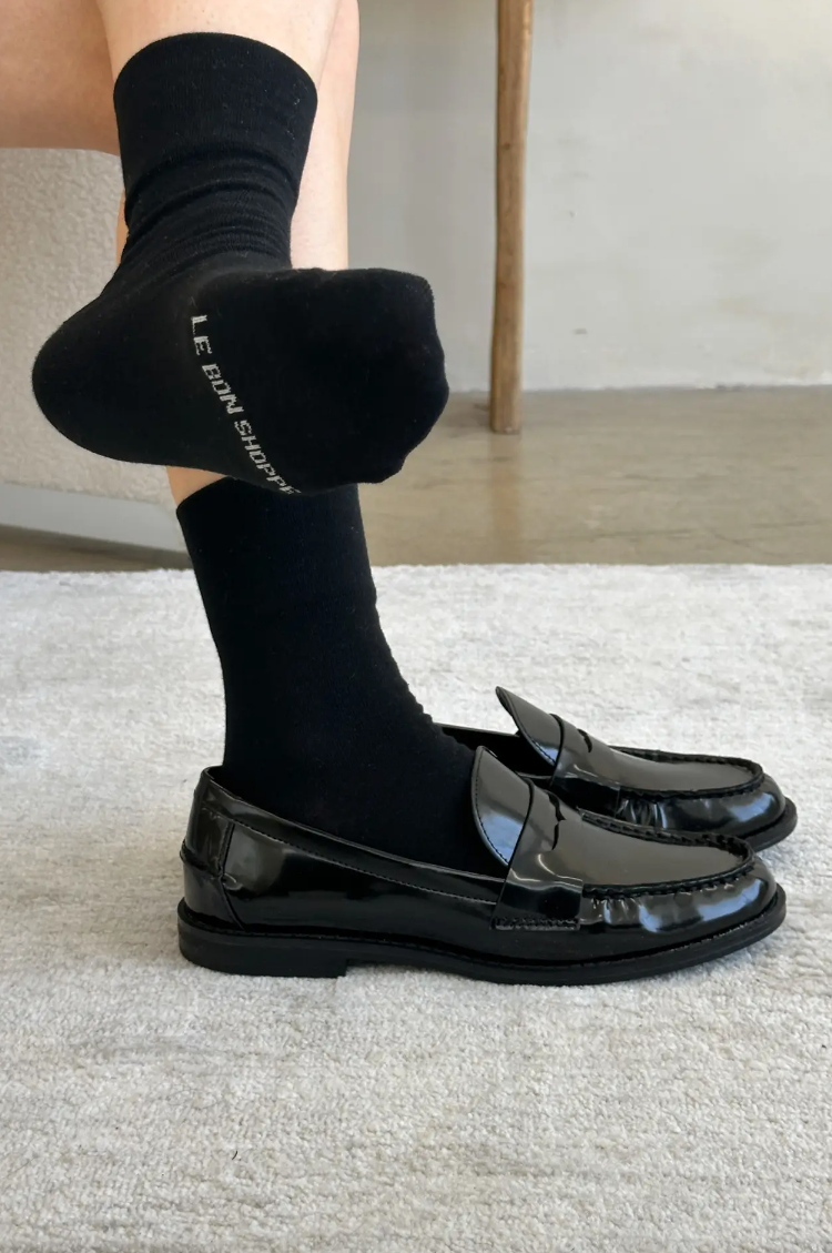 Sneaker Socks True Black