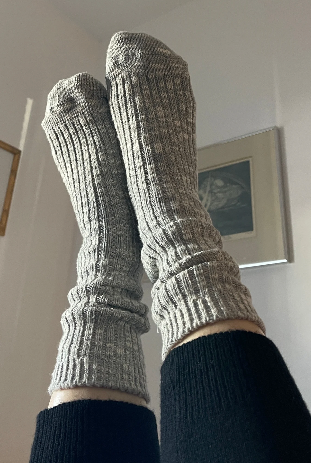 Cottage Socks Ht Grey