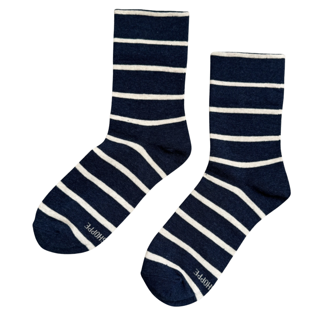 Wally Socks Black Stripe