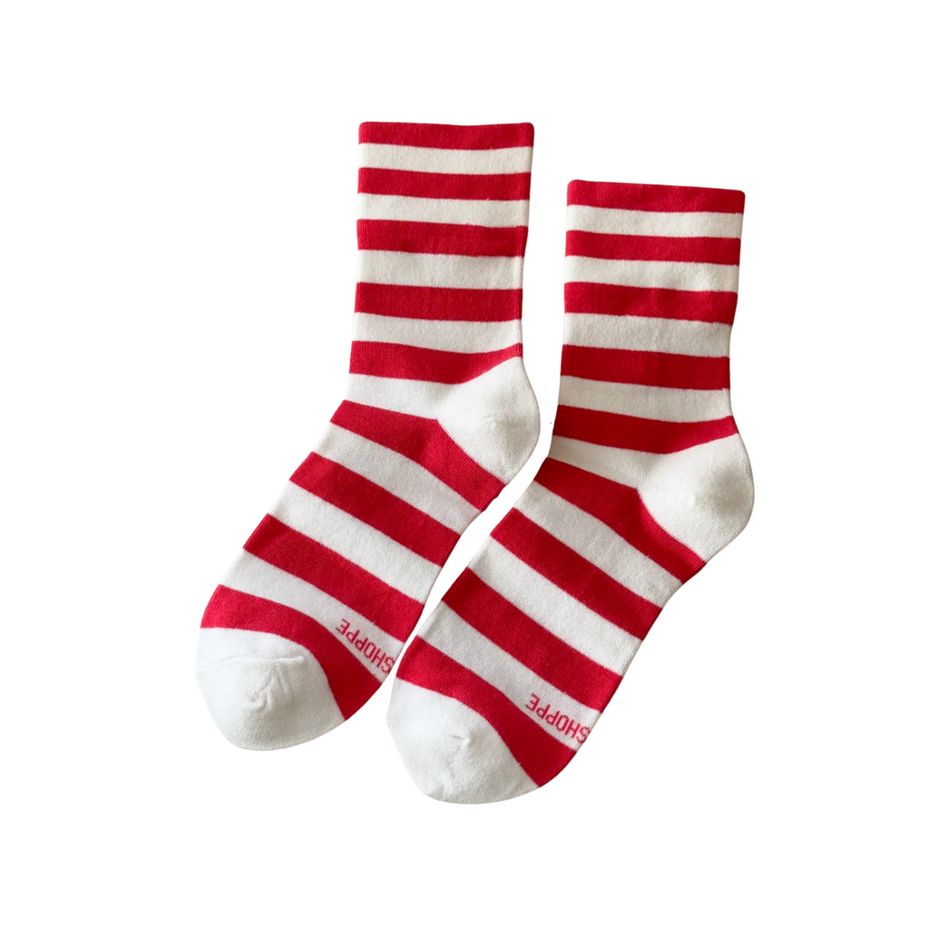 Wally Socks Red Stripe