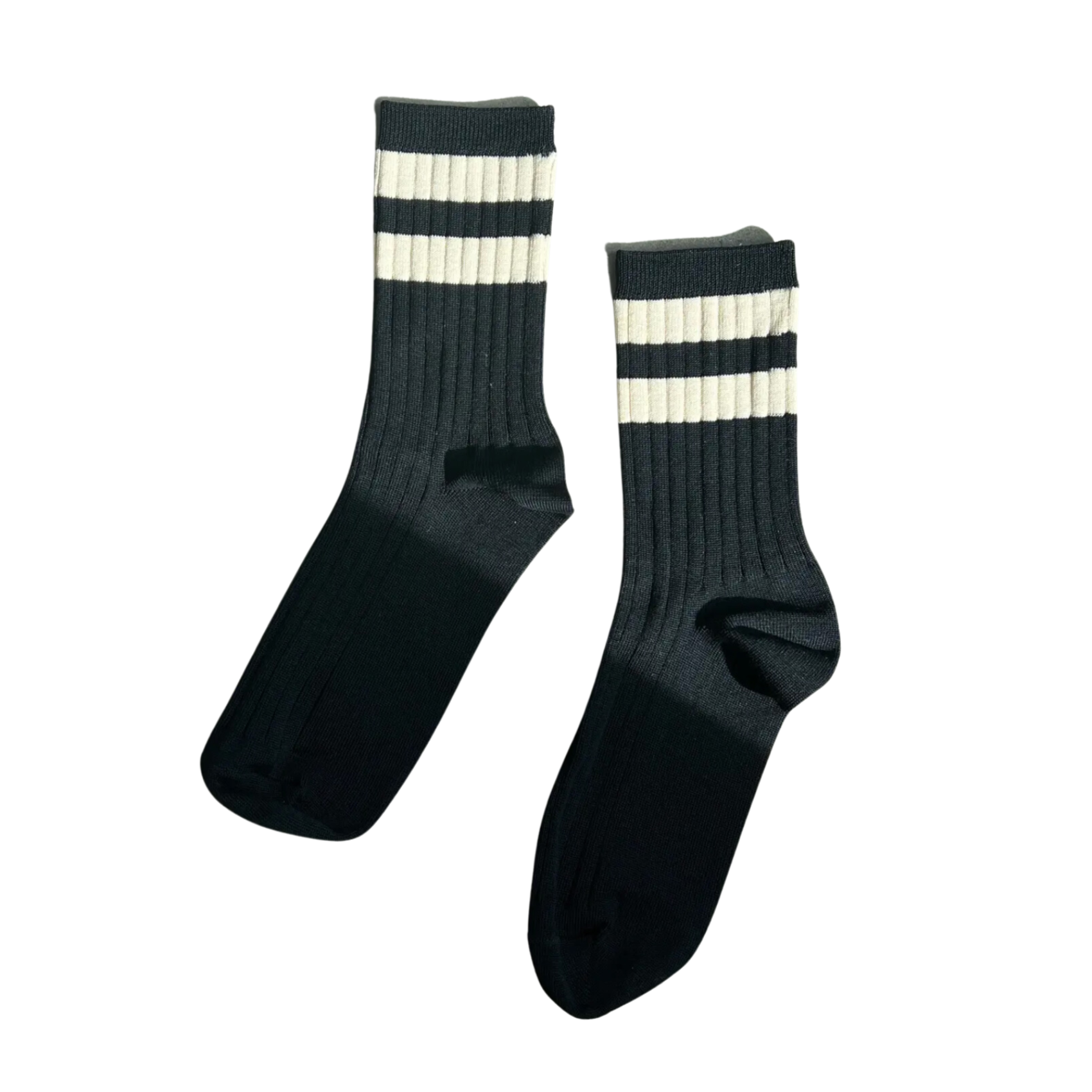 Her Socks Varsity Black