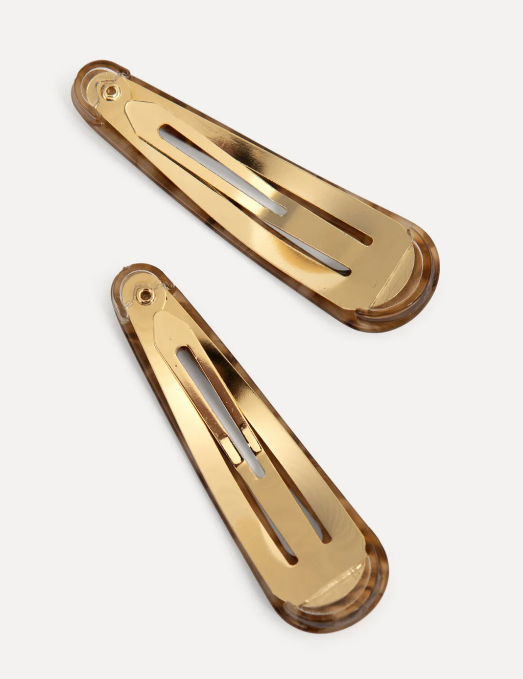 Hair Clip Set Burl Wood